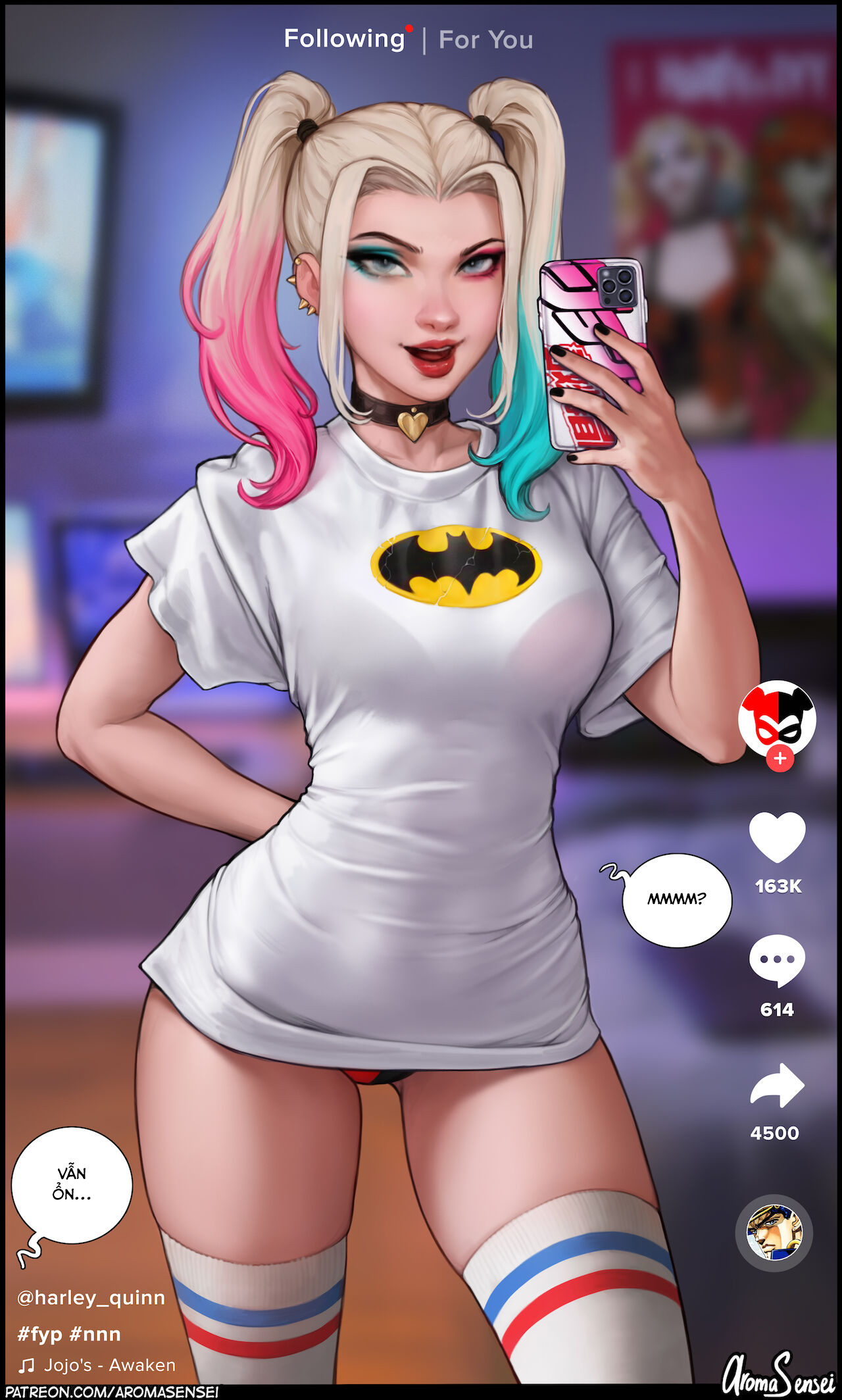 Đọc truyện hentai Harley Quinn Tiktok - Oneshot