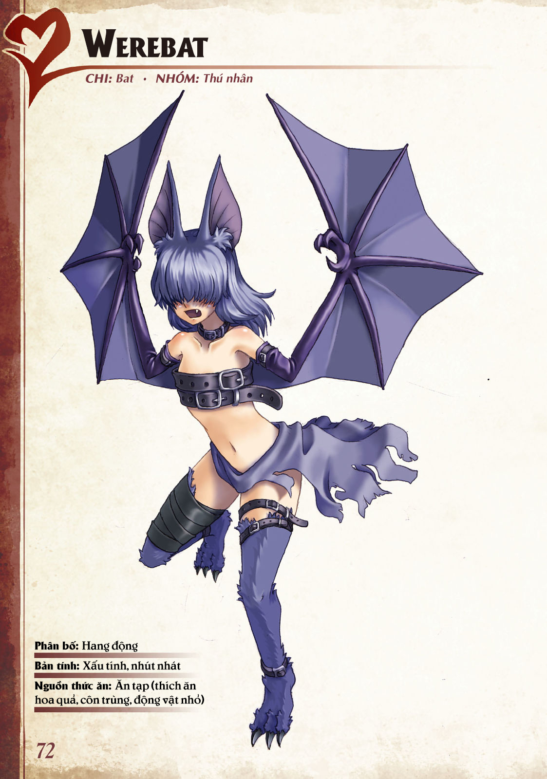 Đọc truyện hentai Bách khoa toàn thư Monstergirl - 030: Werebat