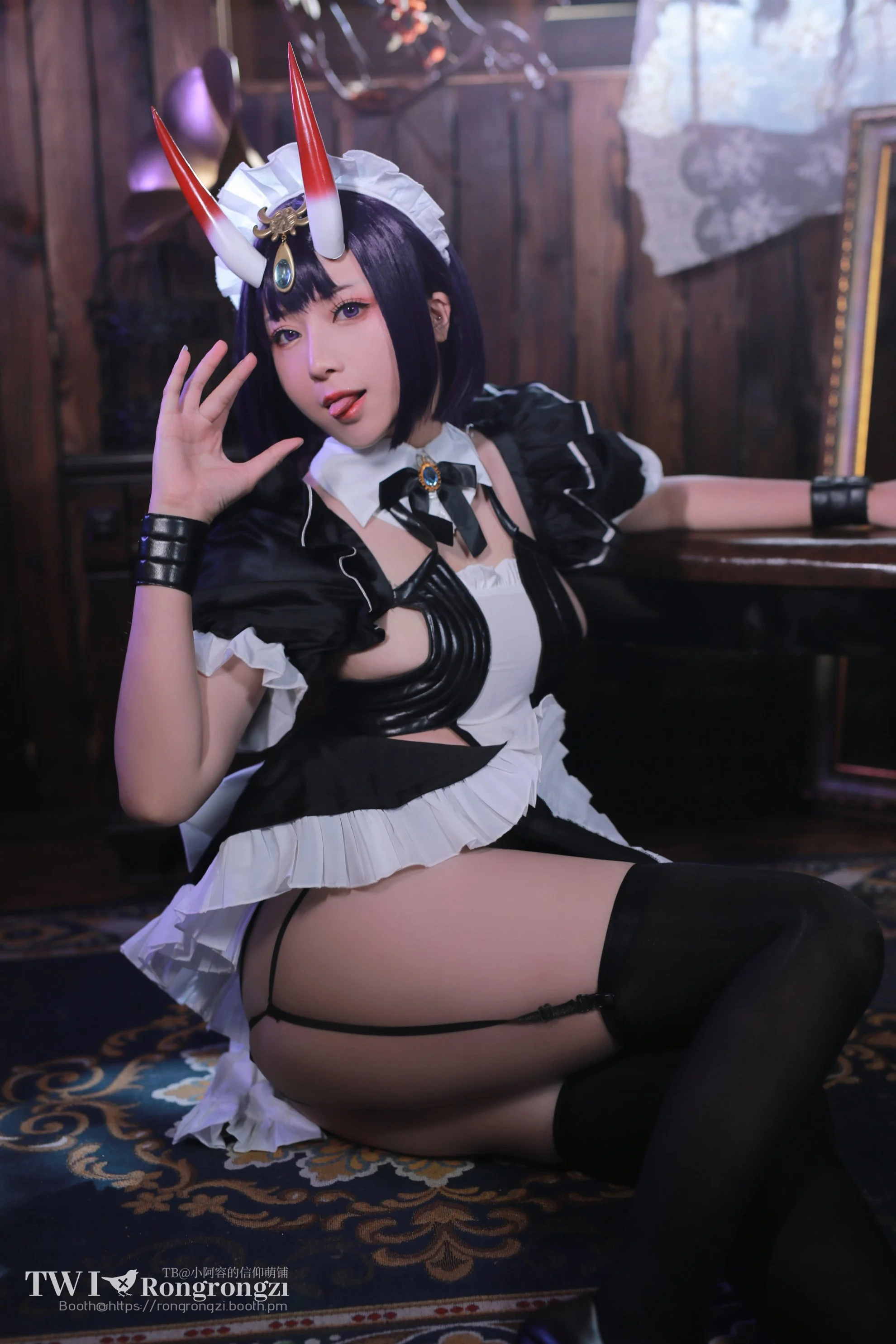 Đọc truyện hentai Tuyển tập Albums siêu phẩm Cosplay - Chap 897 - [Xiao Rongzi Gugugu] Shuten Doushi Maid (Fate Grand Order)