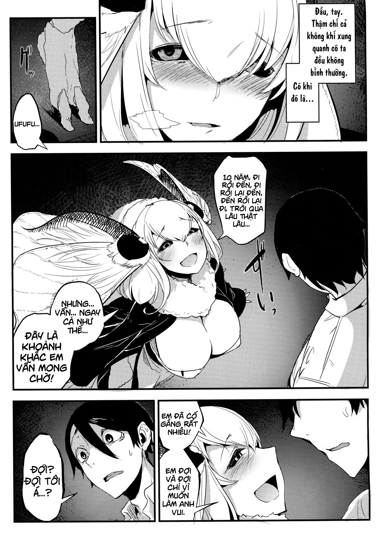 Đọc truyện hentai Nền Trắng Kí Ức - Chap 4 - Kết thúc vòng lặp - Bad Ending