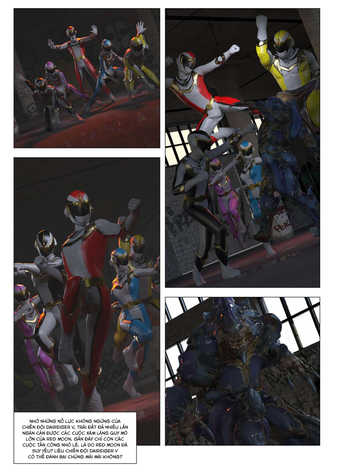 Đọc truyện hentai Siêu nhân thời loạn lạc - Chap 1