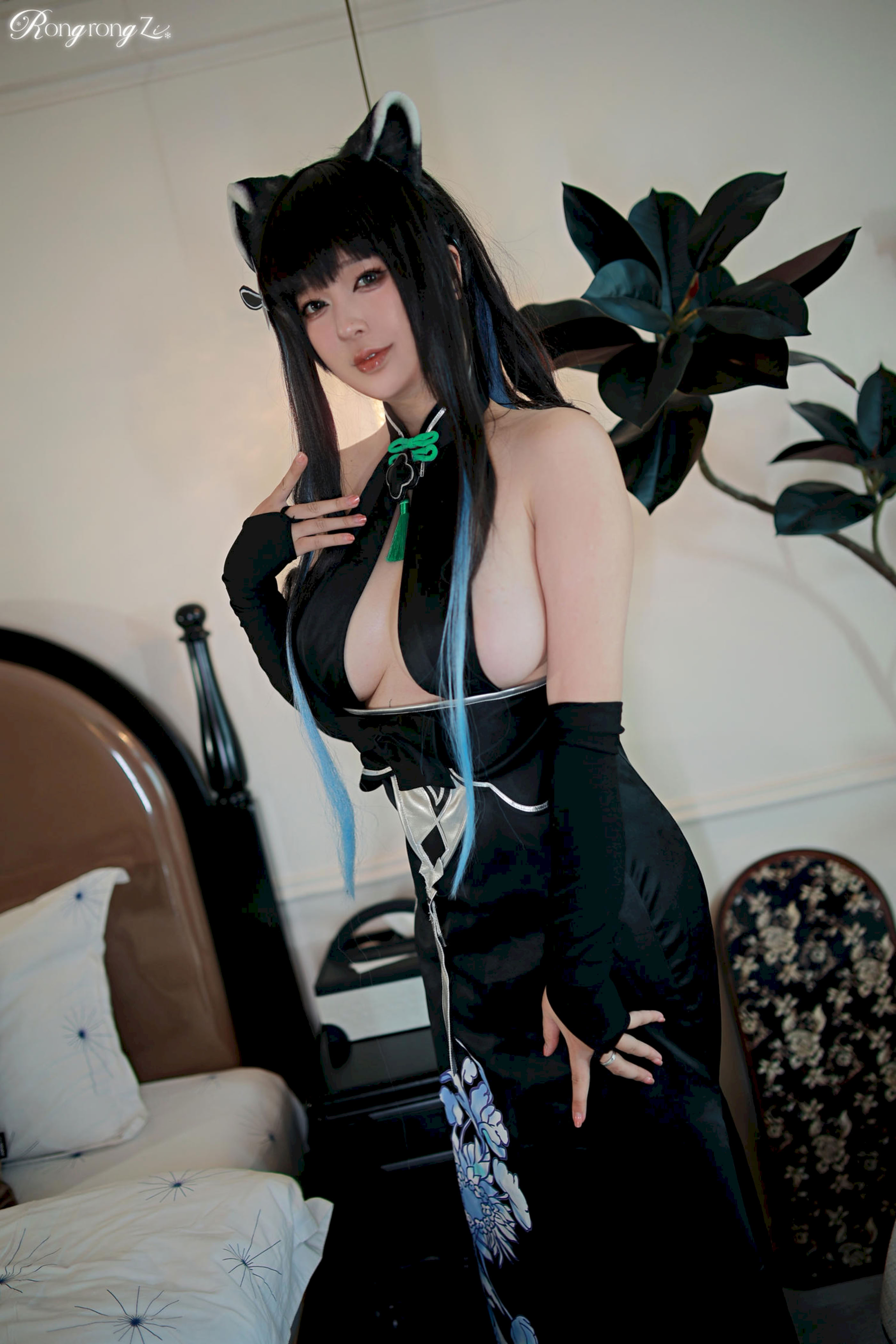 Đọc truyện hentai Tuyển tập Albums siêu phẩm Cosplay - Chap 1412 - Xiao Rongzai Gugu Gu w Blue Archives Spring Plains Shun