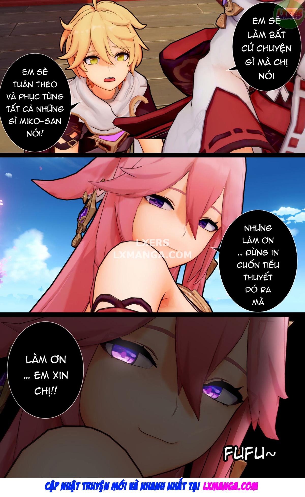 Đọc truyện hentai Vixen và con chó con của nó - Oneshot