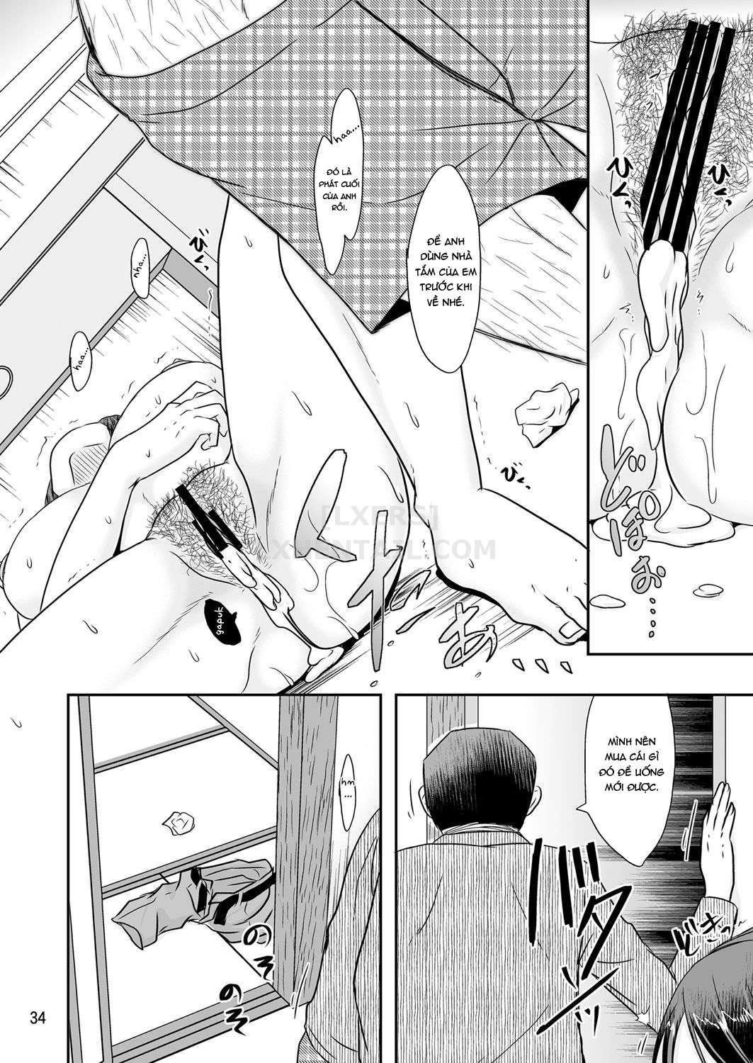 Đọc truyện hentai Uchi Ni Hayaku Kaettara - Oneshot