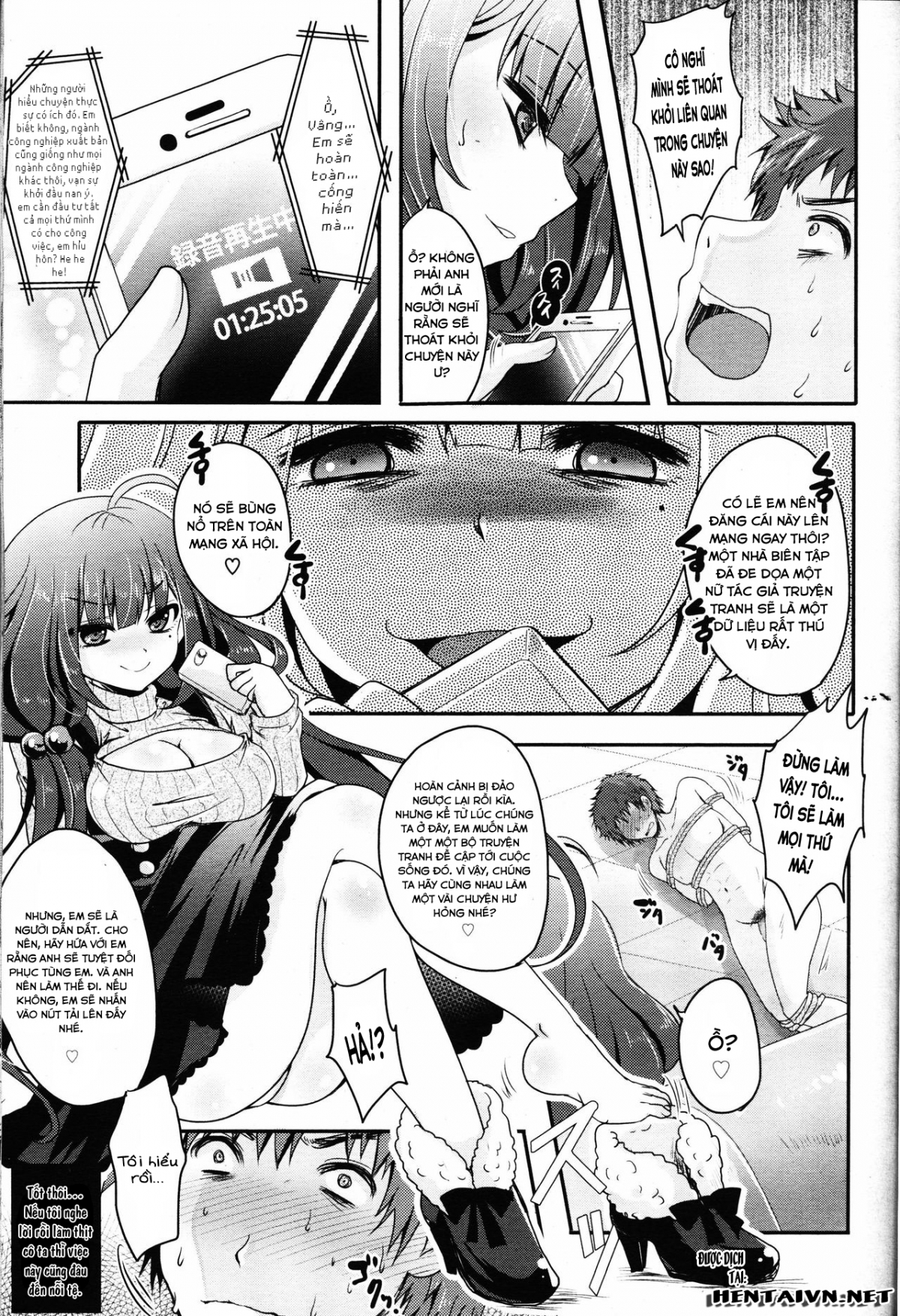 Đọc truyện hentai Henshuu-san to Mangaka-chan - Oneshot