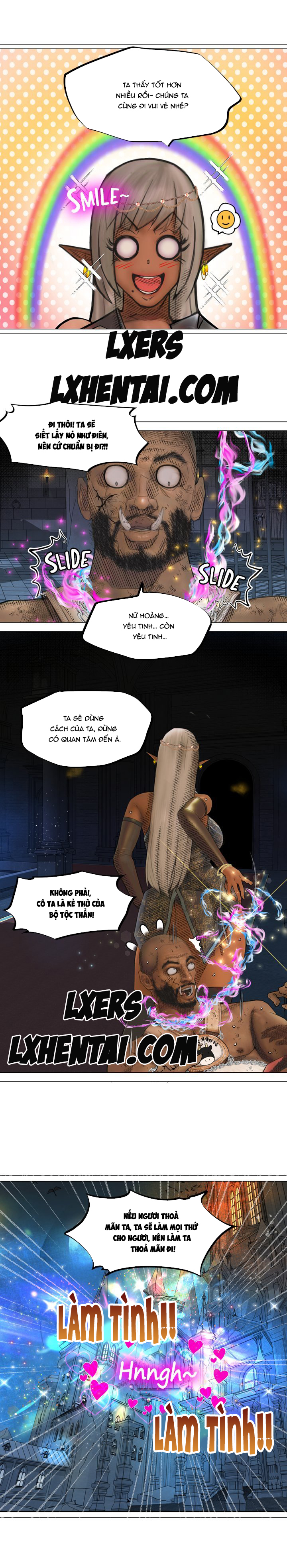 Đọc truyện hentai Nữ Hoàng Dark Elf Và Nô Lệ Orc - Chap 10