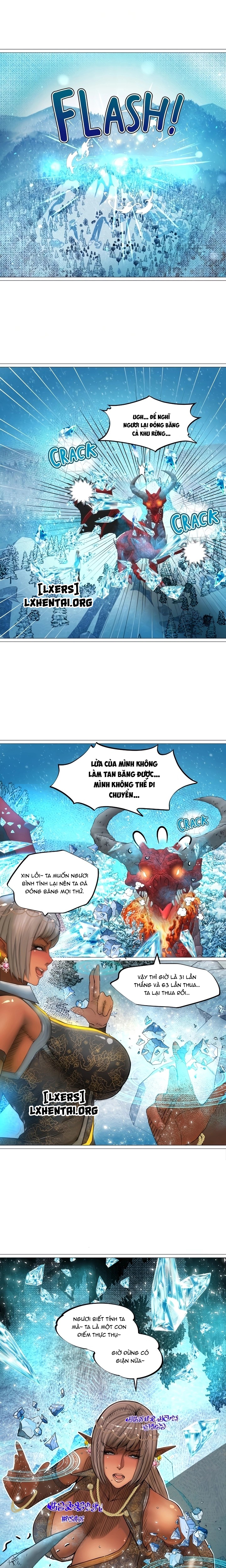 Đọc truyện hentai Nữ Hoàng Dark Elf Và Nô Lệ Orc - Chap 22