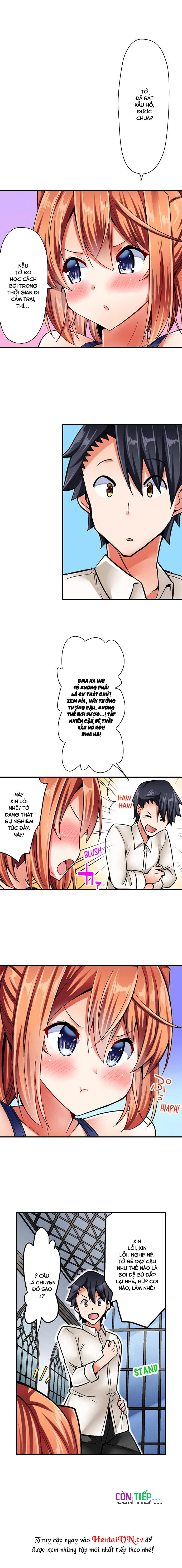 Đọc truyện hentai Tư thế cưỡi ngựa của các cô gái làm cho tôi muốn xuất tinh! - Tập 14: Làm xong thì dạy bơi thôi