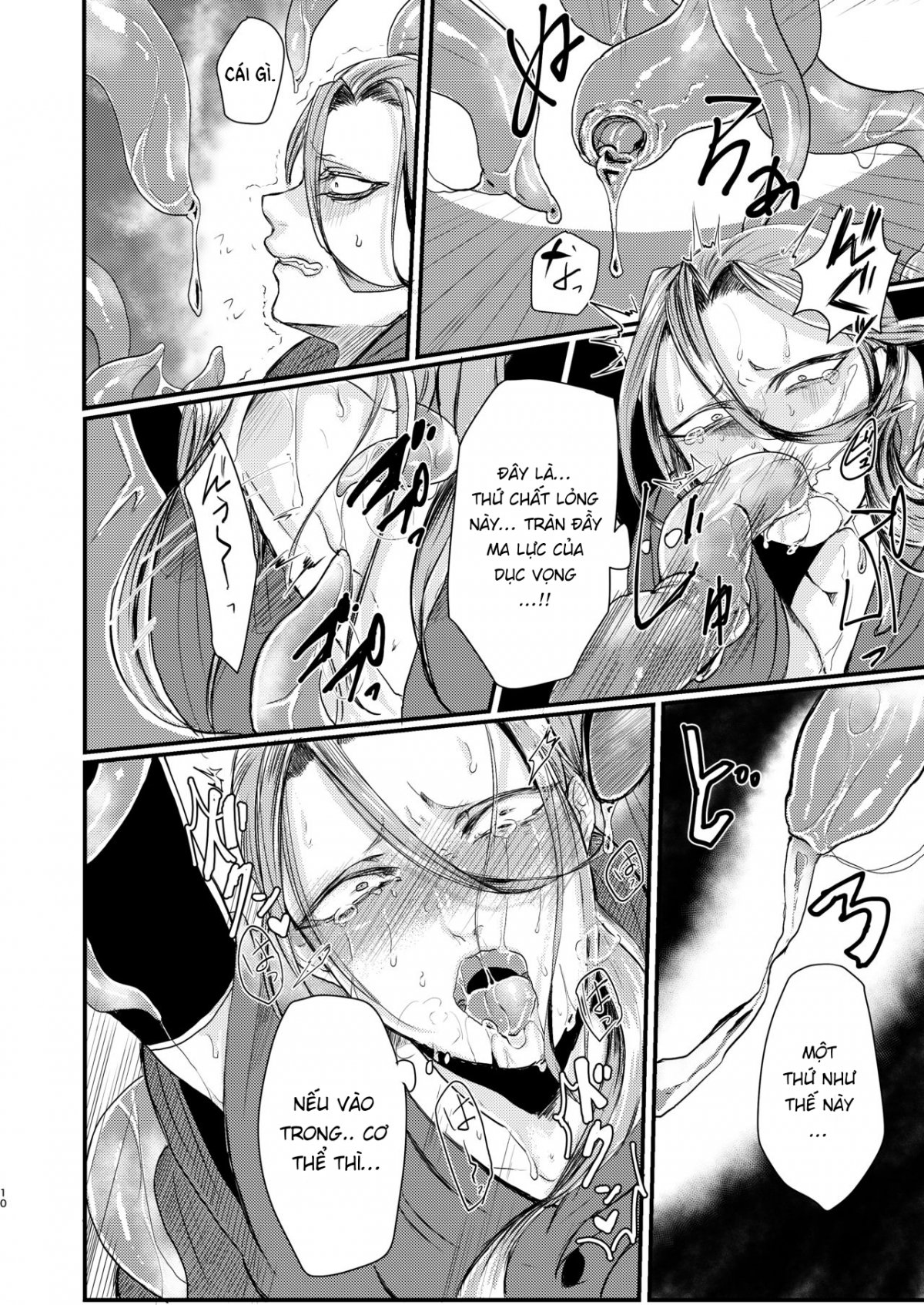 Đọc truyện hentai Câu chuyện về nam pháp sư bị xúc tu chơi - Oneshot