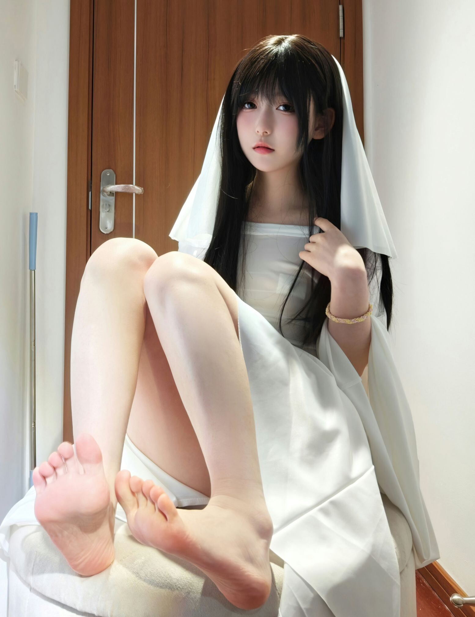Đọc truyện hentai Tuyển tập Albums siêu phẩm Cosplay - Chap 1002 - Mysterious Pear - Ghost Girl