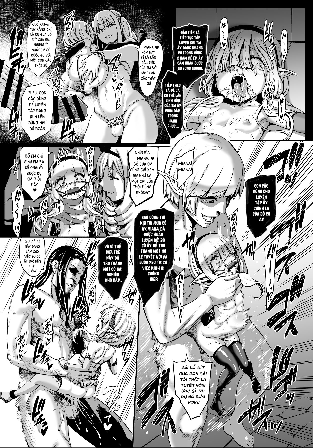 Đọc truyện hentai Houjou no Reizoku Elf 6 - Oneshot xịn xò