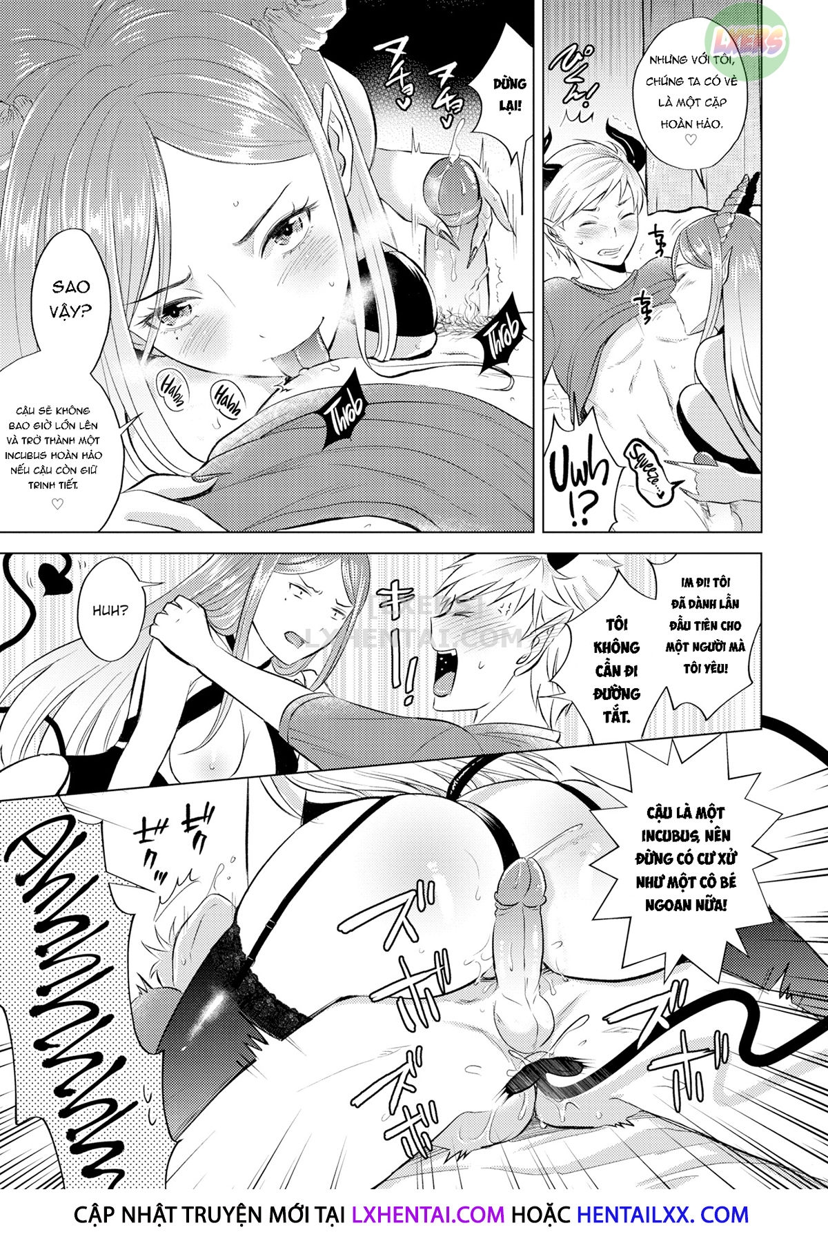 Đọc truyện hentai Giấc mơ của Succubus - Oneshot