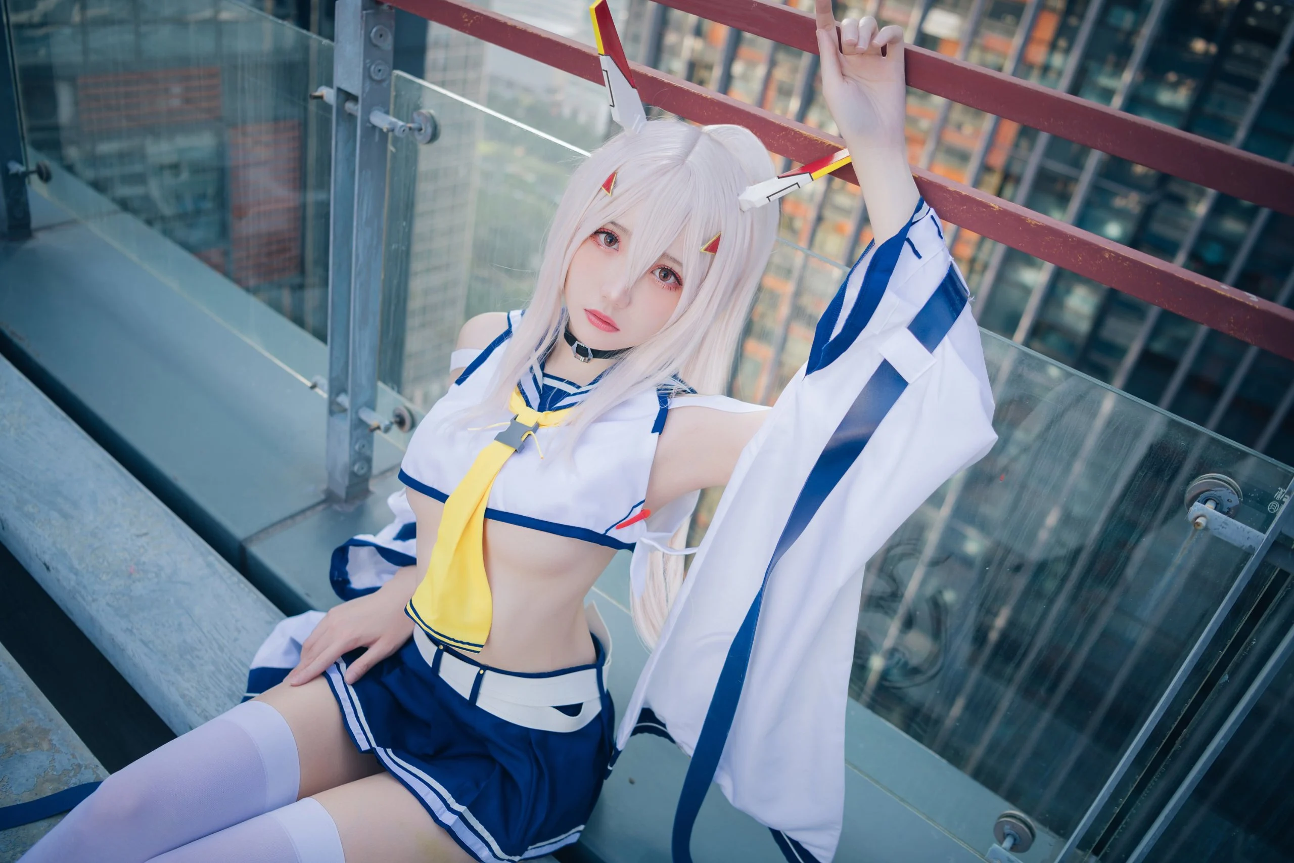 Đọc truyện hentai Tuyển tập Albums siêu phẩm Cosplay - Chap 665 - Guashi Sauce - Ayanami (Azur Lane)