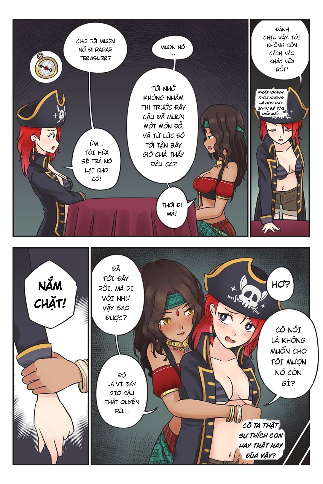 Đọc truyện hentai Rowan thuyền trưởng tóc đỏ - Chap 4