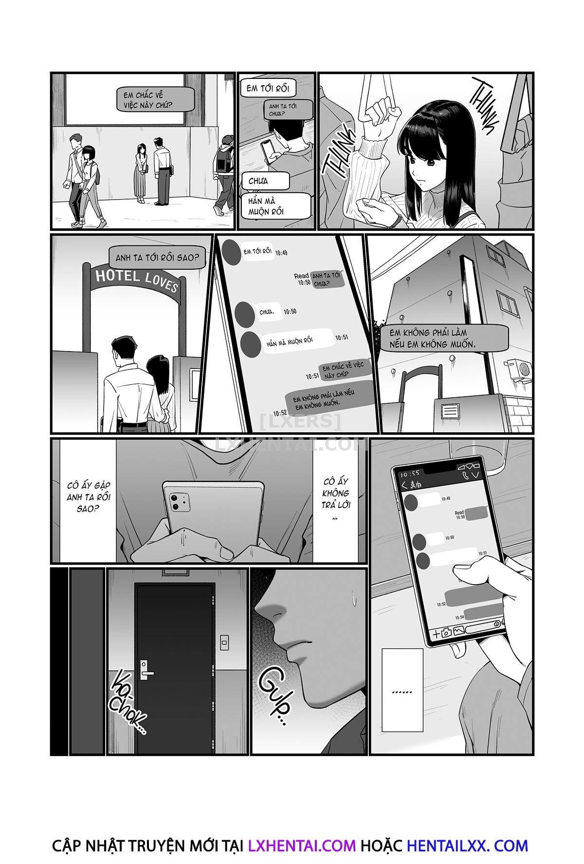 Đọc truyện hentai Tsuma O Dakaseru Otto-Tachi - Oneshot - Không che