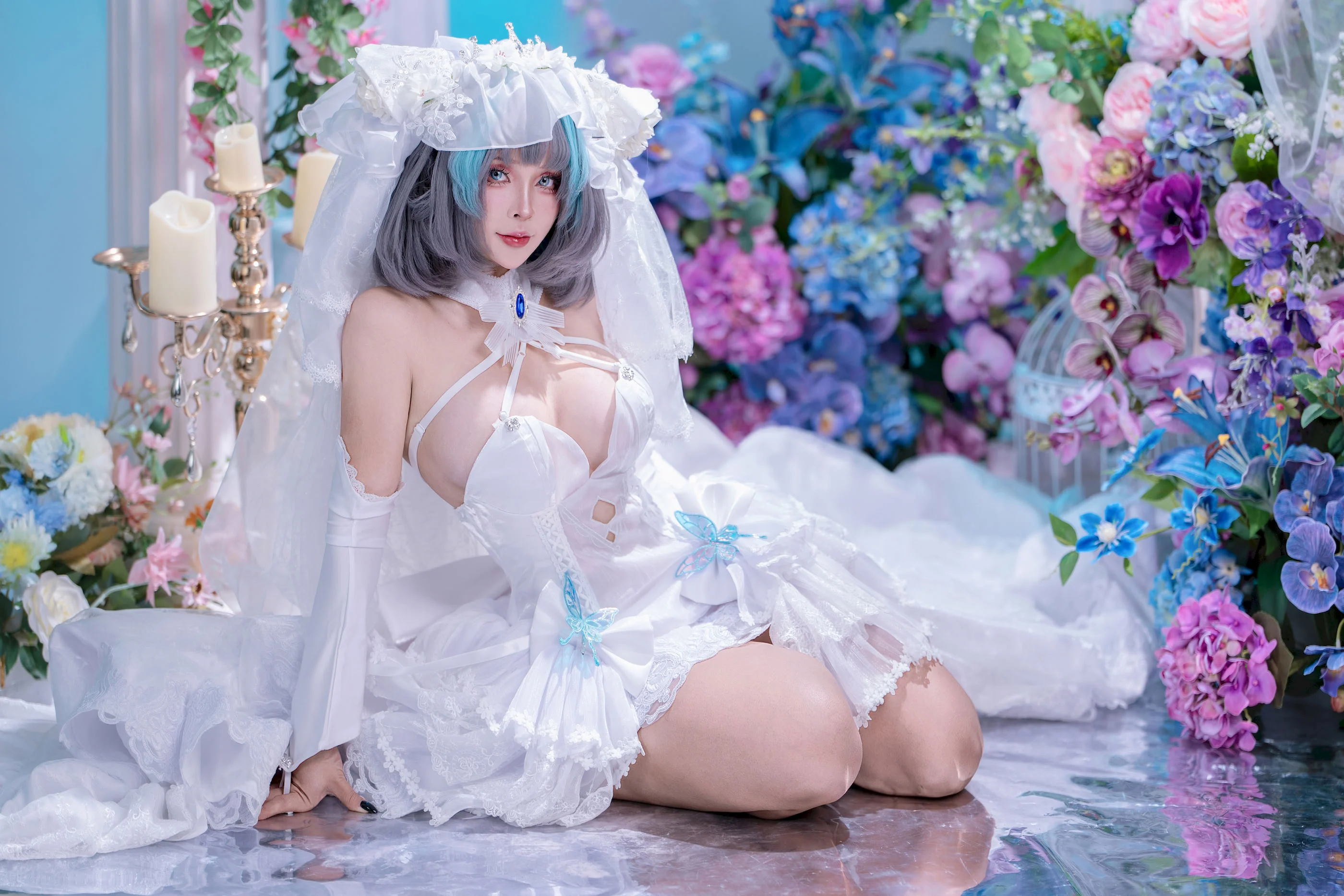 Đọc truyện hentai Tuyển tập Albums siêu phẩm Cosplay - Chap 1416 - Sayo Momo - Bride Cheshire