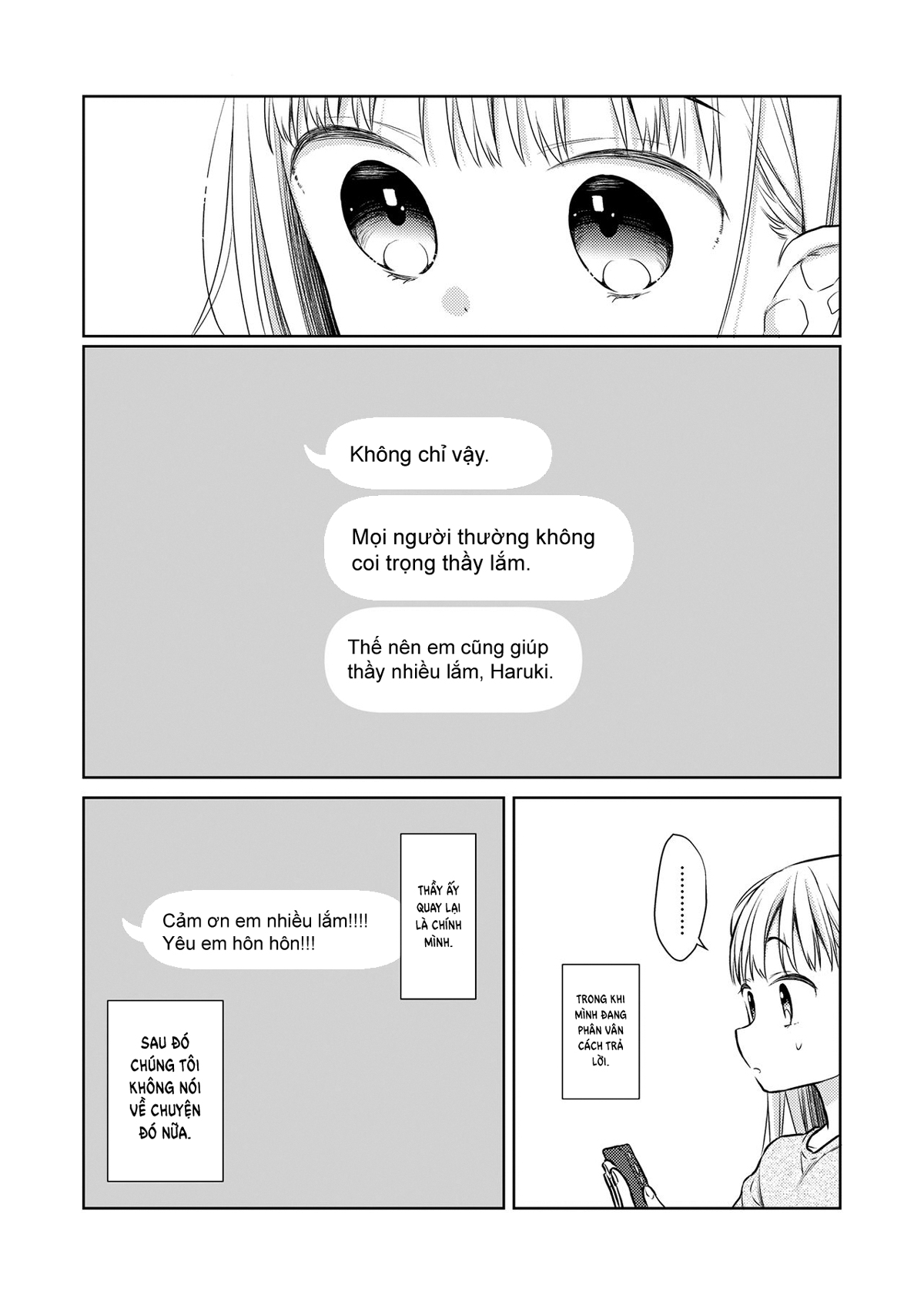 Đọc truyện hentai Hội chứng TS Haruki-kun - Chap 3.2: Yêu