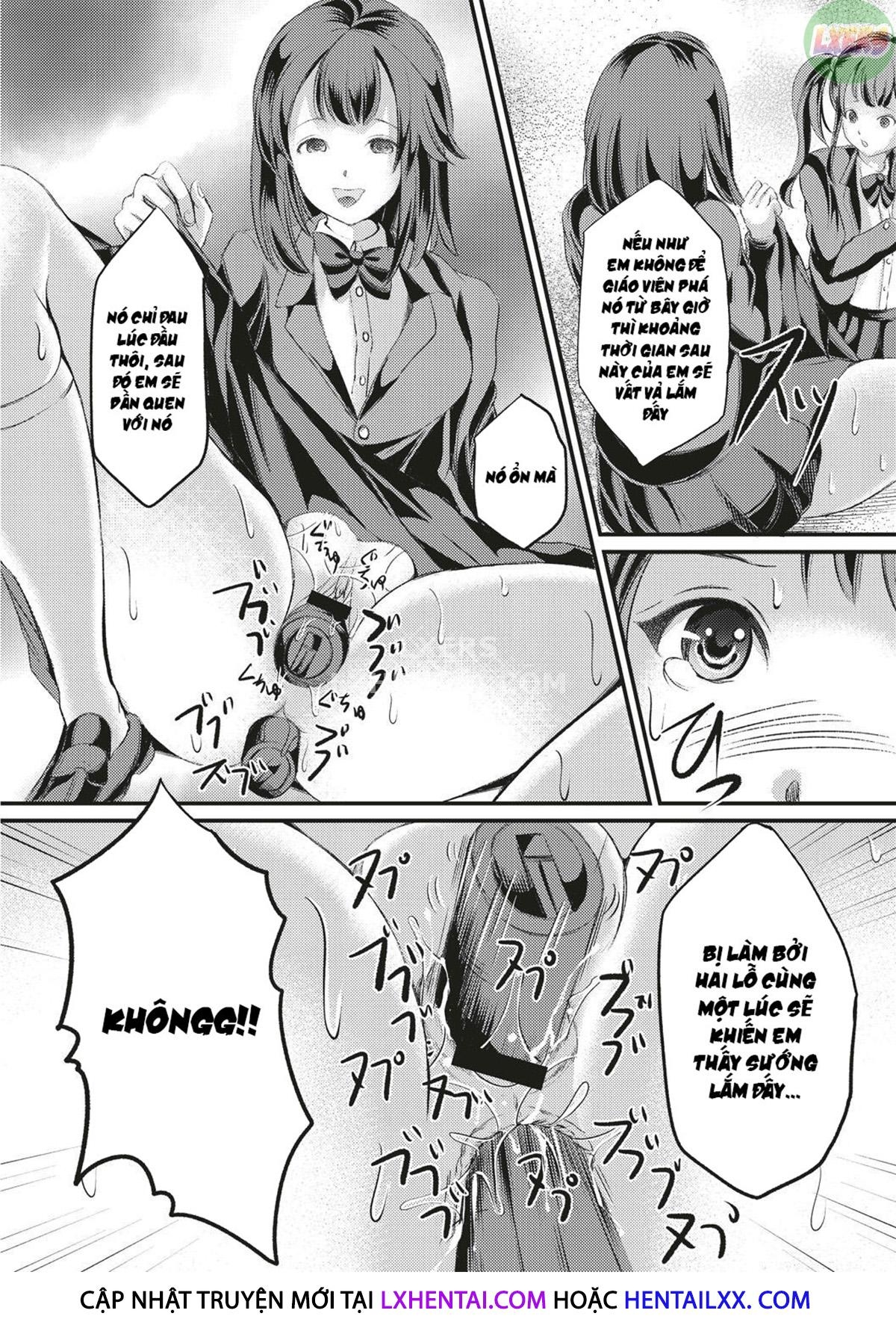 Đọc truyện hentai Kinbaku Seidorei Choukyou Gakuen - Chap 2