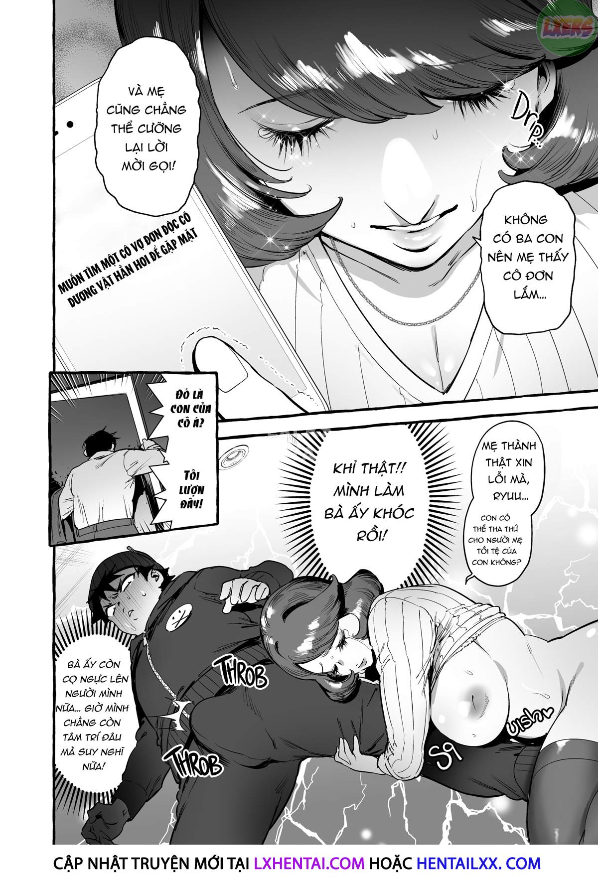 Đọc truyện hentai Omae No Kaa-Chan Kyokondashi Sourou!! - Oneshot