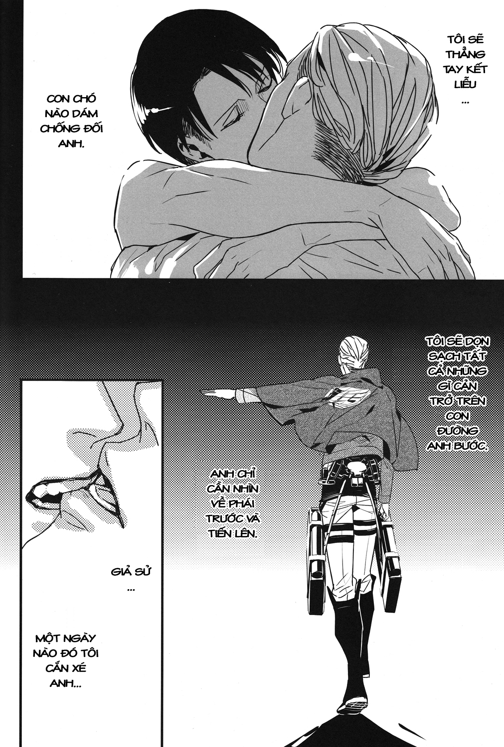 Đọc truyện hentai Icarus ga Nishi no Hate (Shingeki no Kyojin) - Oneshot