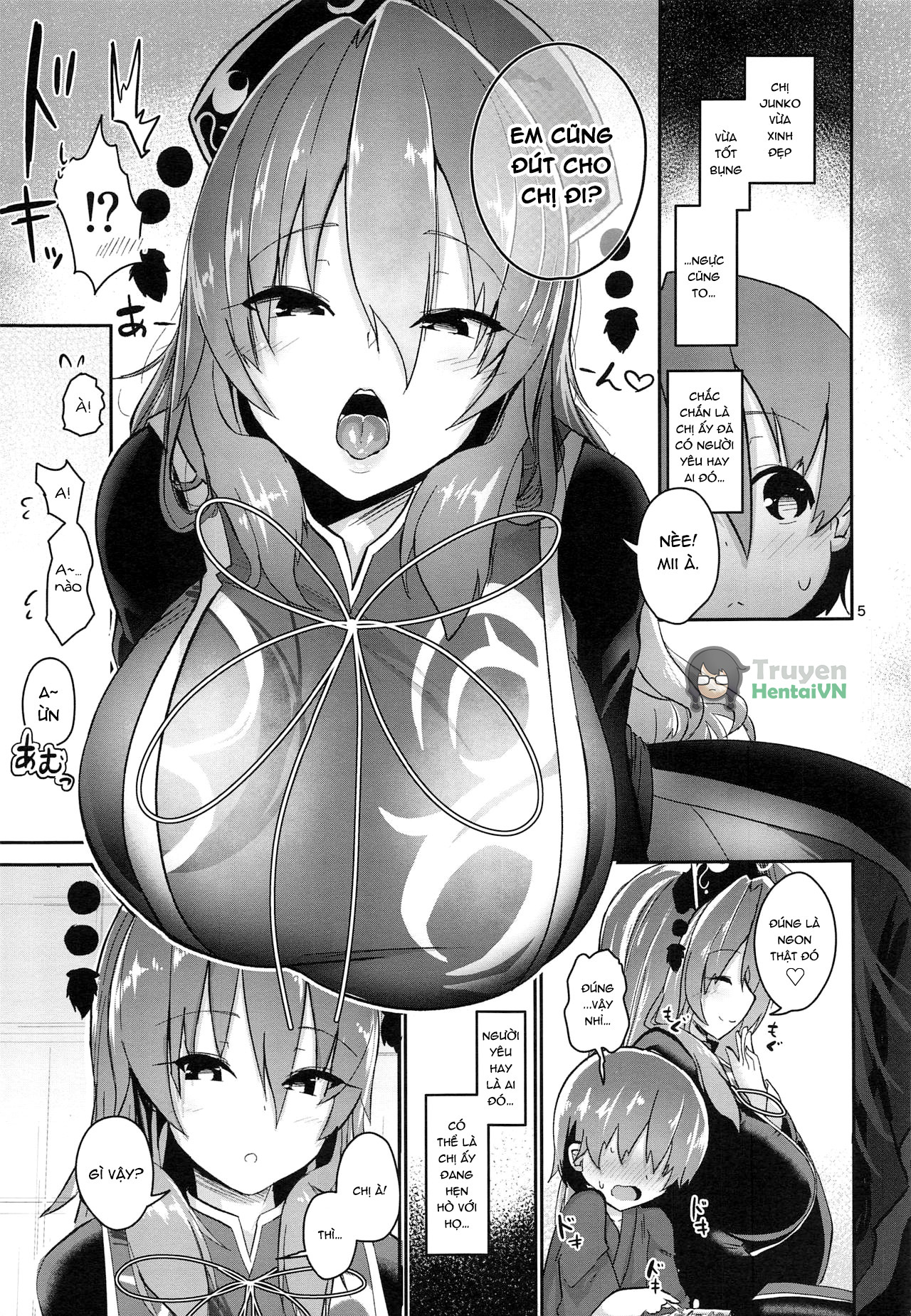 Đọc truyện hentai Tsuyudaku Ecchi no Junko-san - Oneshot