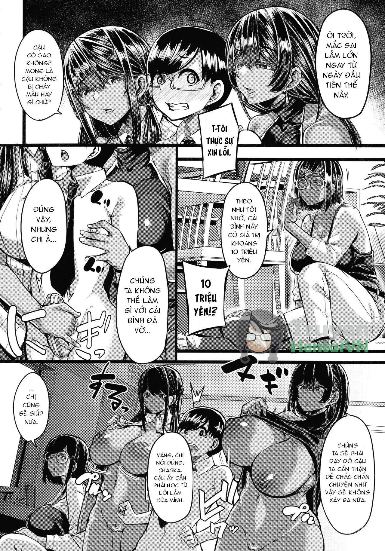 Đọc truyện hentai Kasshoku Hime to Himitsu no Keiyaku - Chap 1