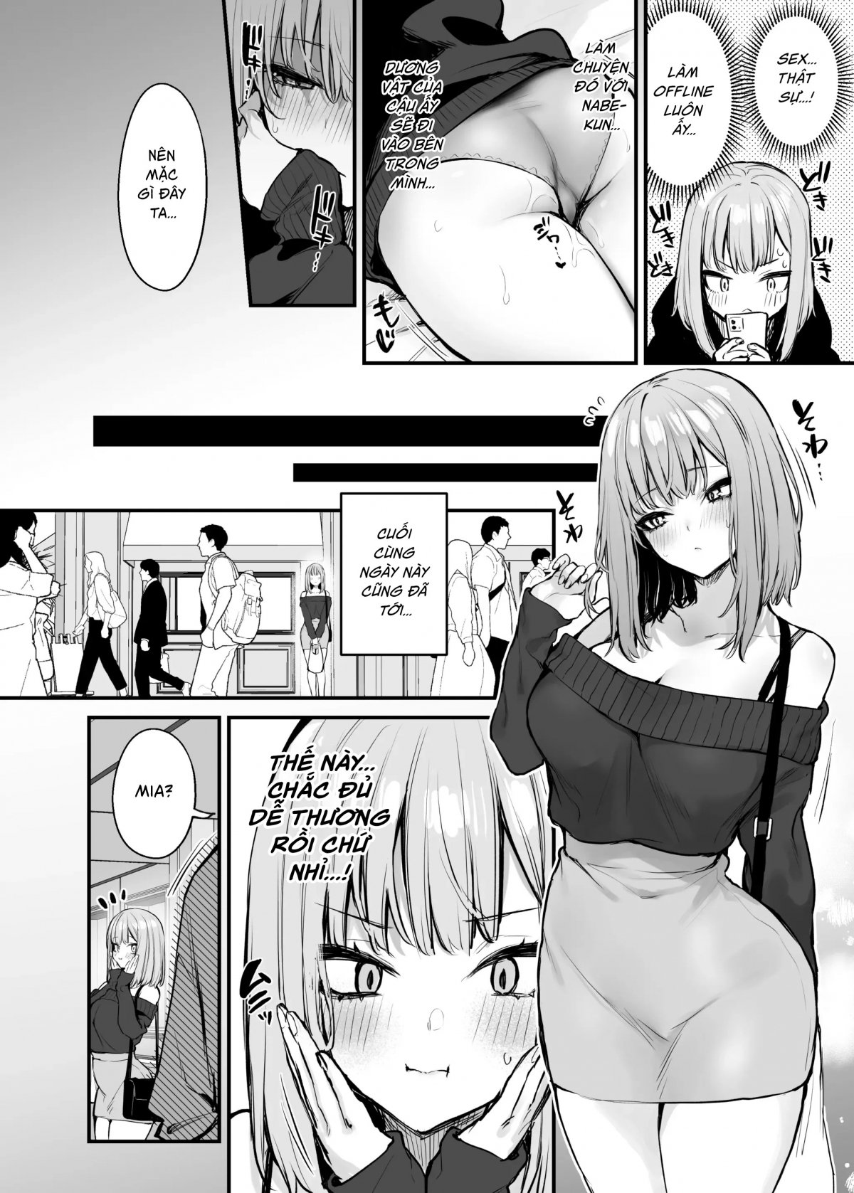 Đọc truyện hentai Làm tình với zai trên mạng - Oneshot
