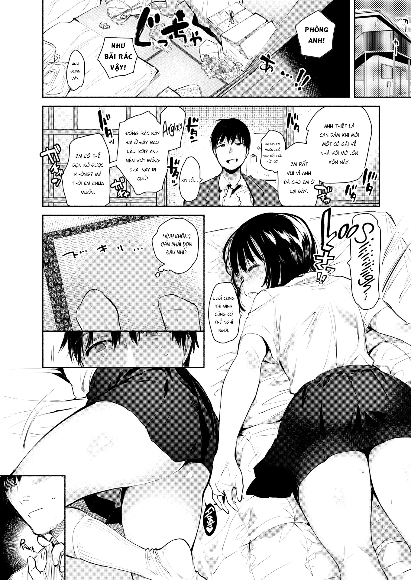 Đọc truyện hentai Đứng đợi xe xong, tôi dẫn gái về nhà! - Oneshot