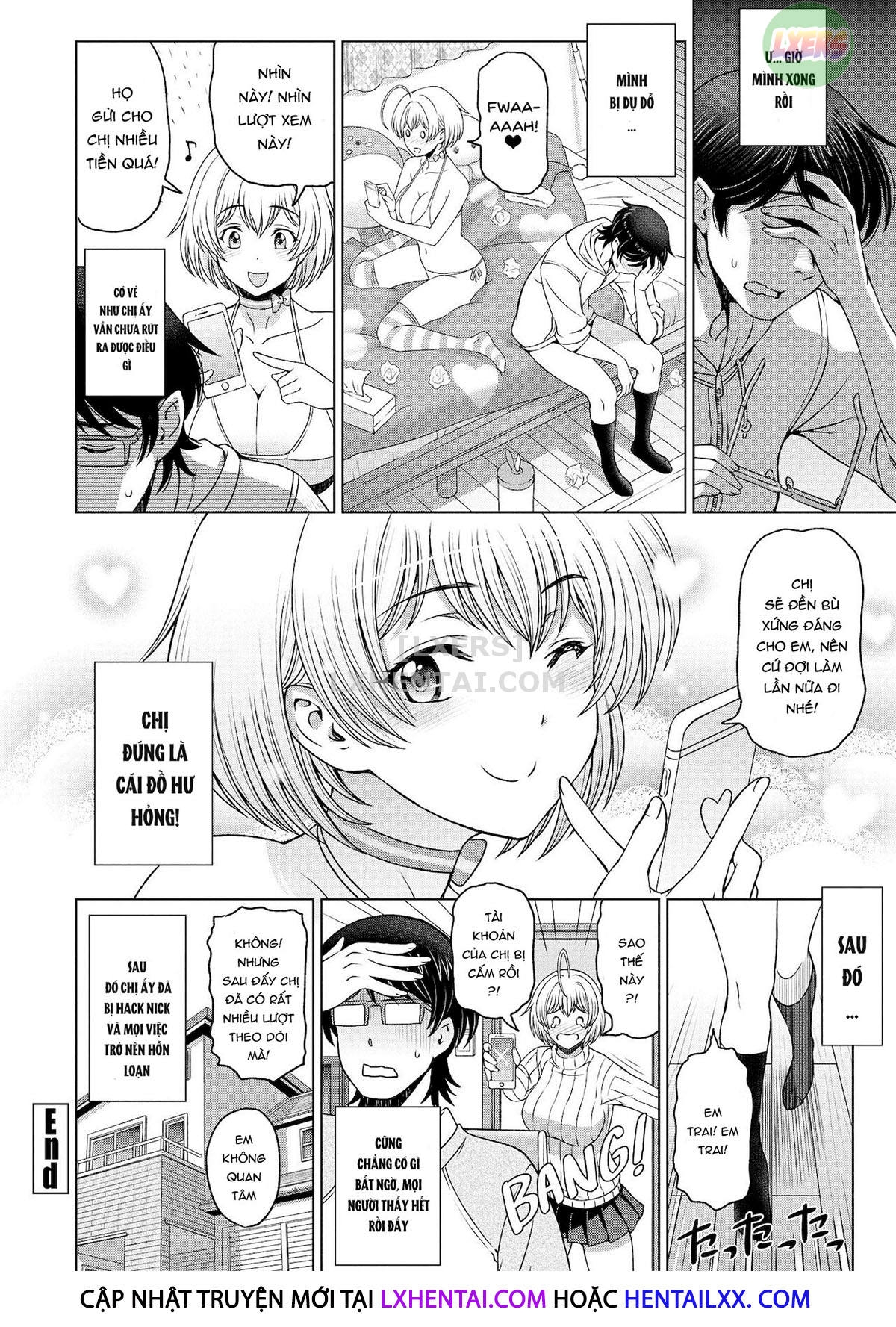 Đọc truyện hentai Chị gái siêu dâm đãng - Chap 2