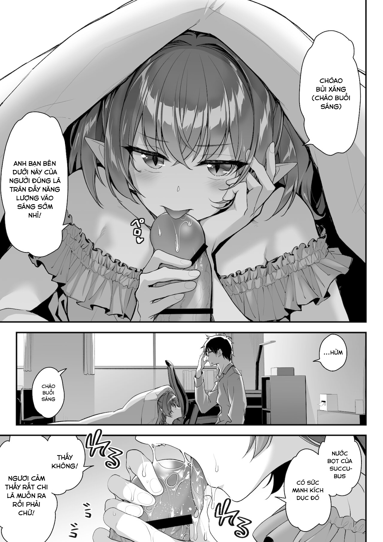 Đọc truyện hentai Cô nàng Succubus thèm muốn tinh dịch này! - Oneshot