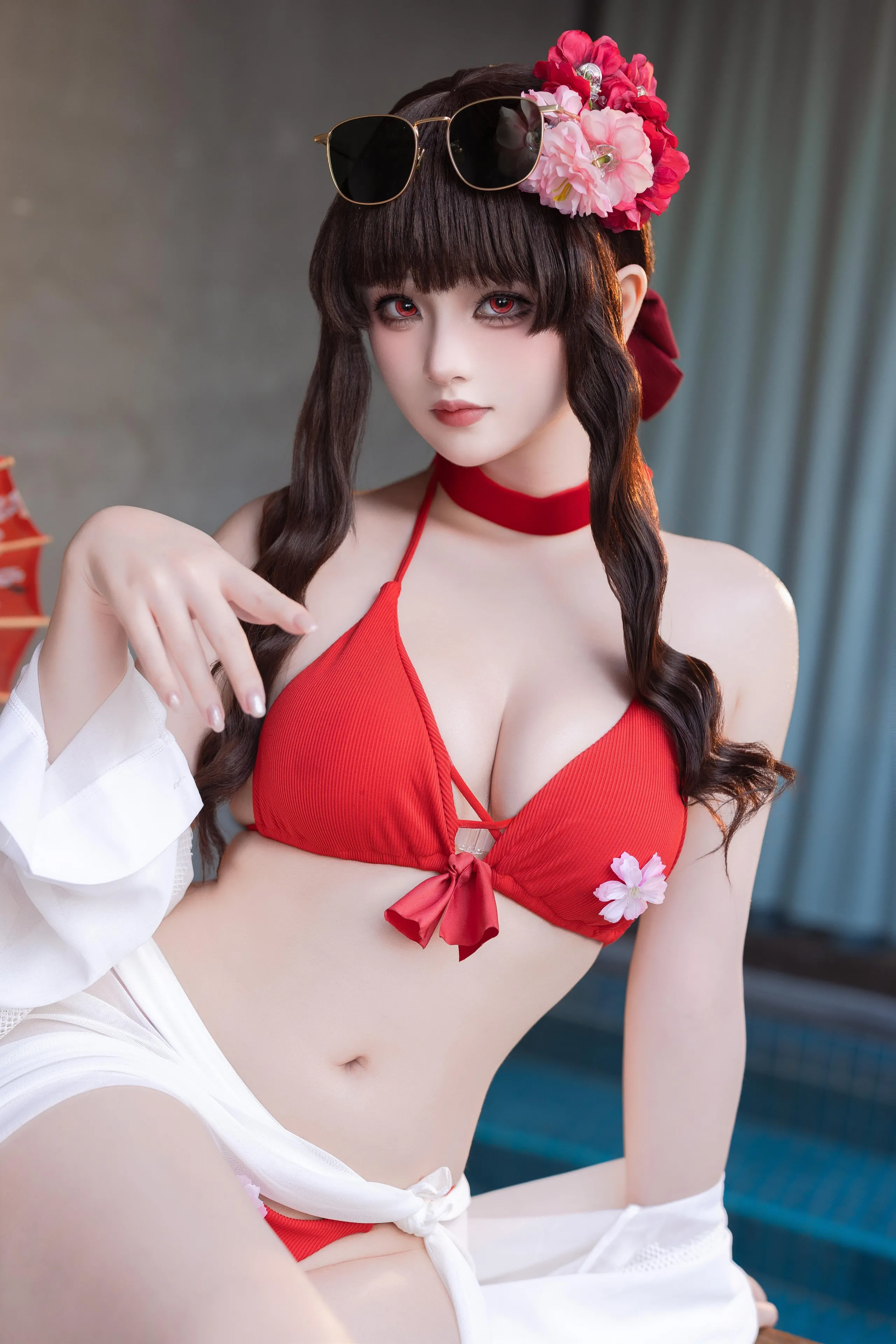 Đọc truyện hentai Tuyển tập Albums siêu phẩm Cosplay - Chap 966 - Fish - Sakura Swimsuit
