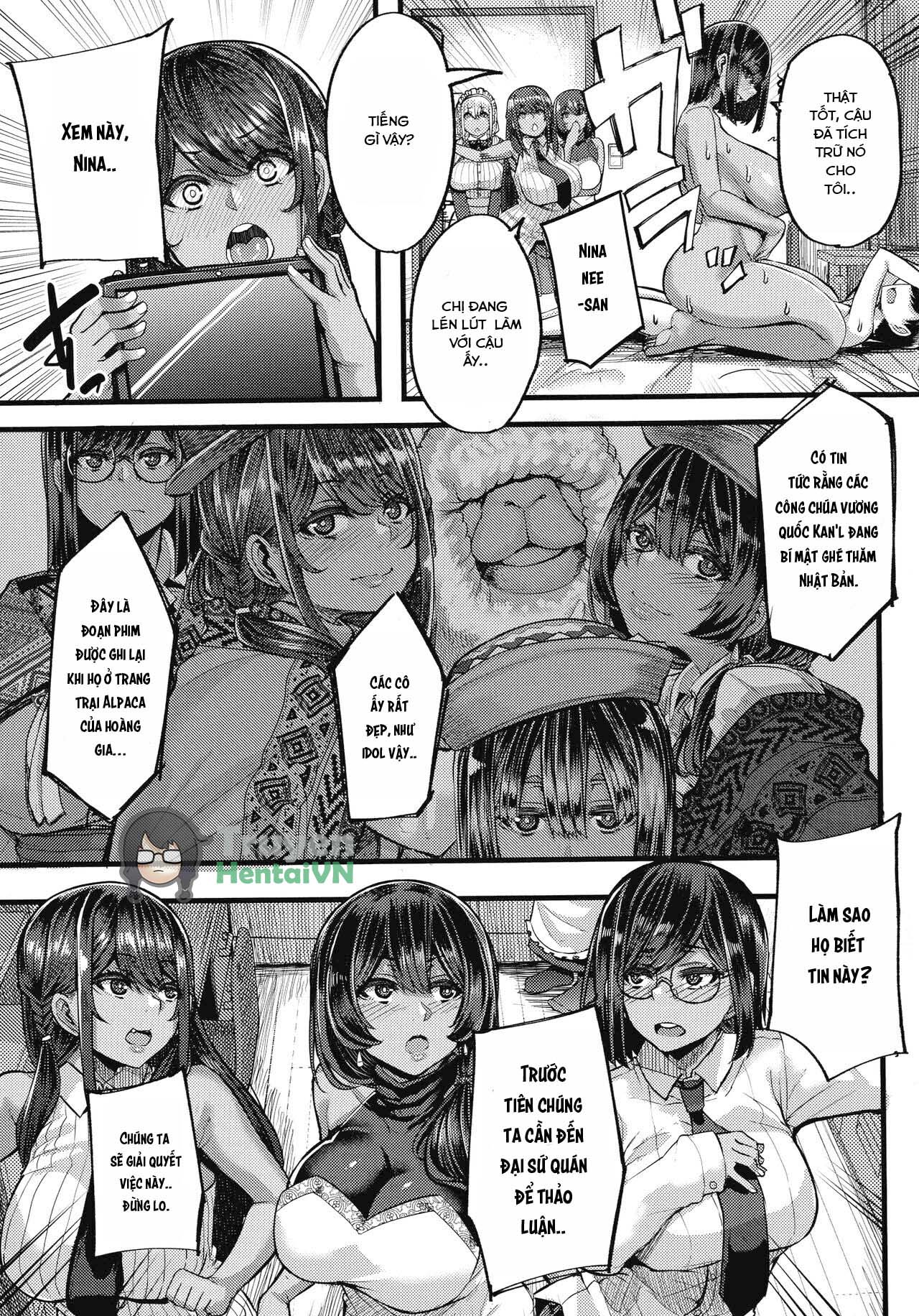 Đọc truyện hentai The Latina Princesses and the Secret Contract - chap 4