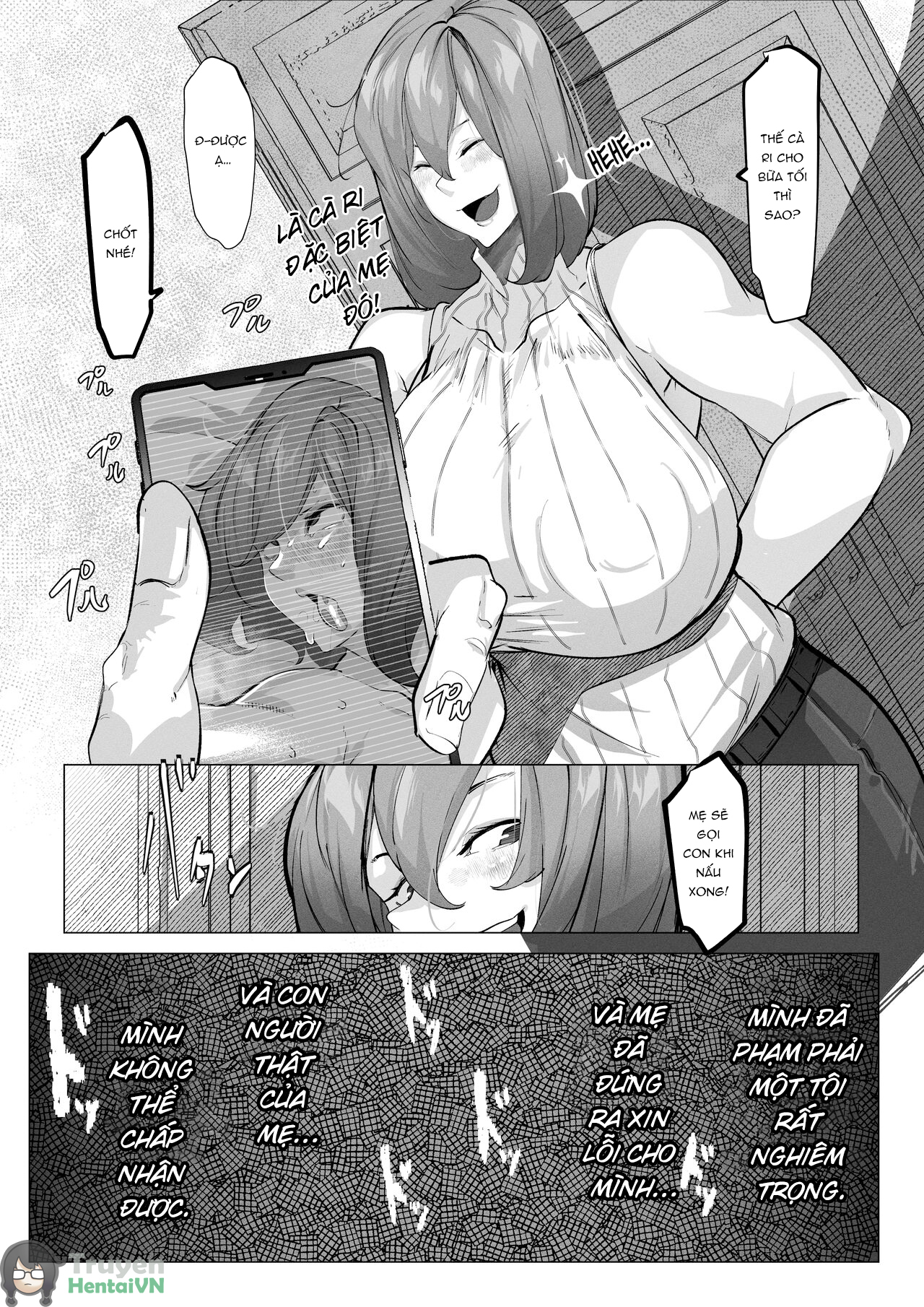 Đọc truyện hentai Thằng con báo đời làm người mẹ bị hiếp đến mang thai - oneshot