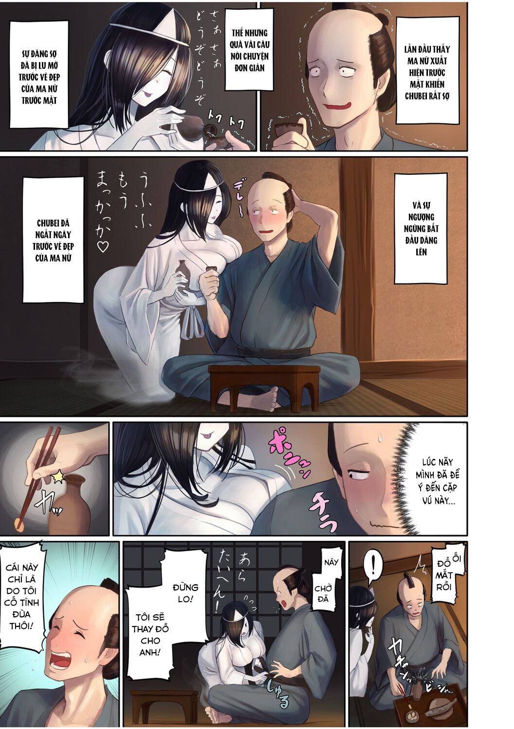 Đọc truyện hentai Nihon Mukashi Ero Banashi - Oneshot.