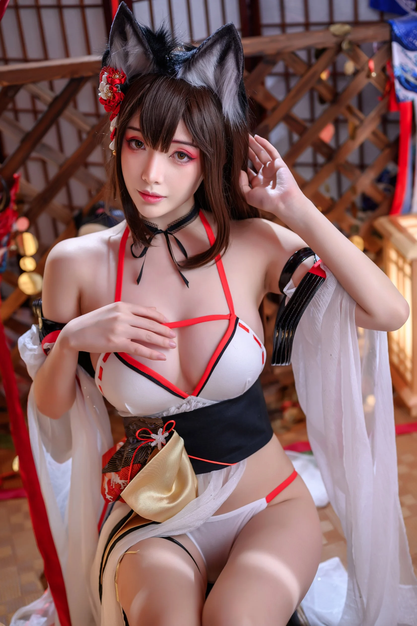 Đọc truyện hentai Tuyển tập Albums siêu phẩm Cosplay - Chap 928 - [Wenmei] Amagi-Wending Waters, Serene Lotus