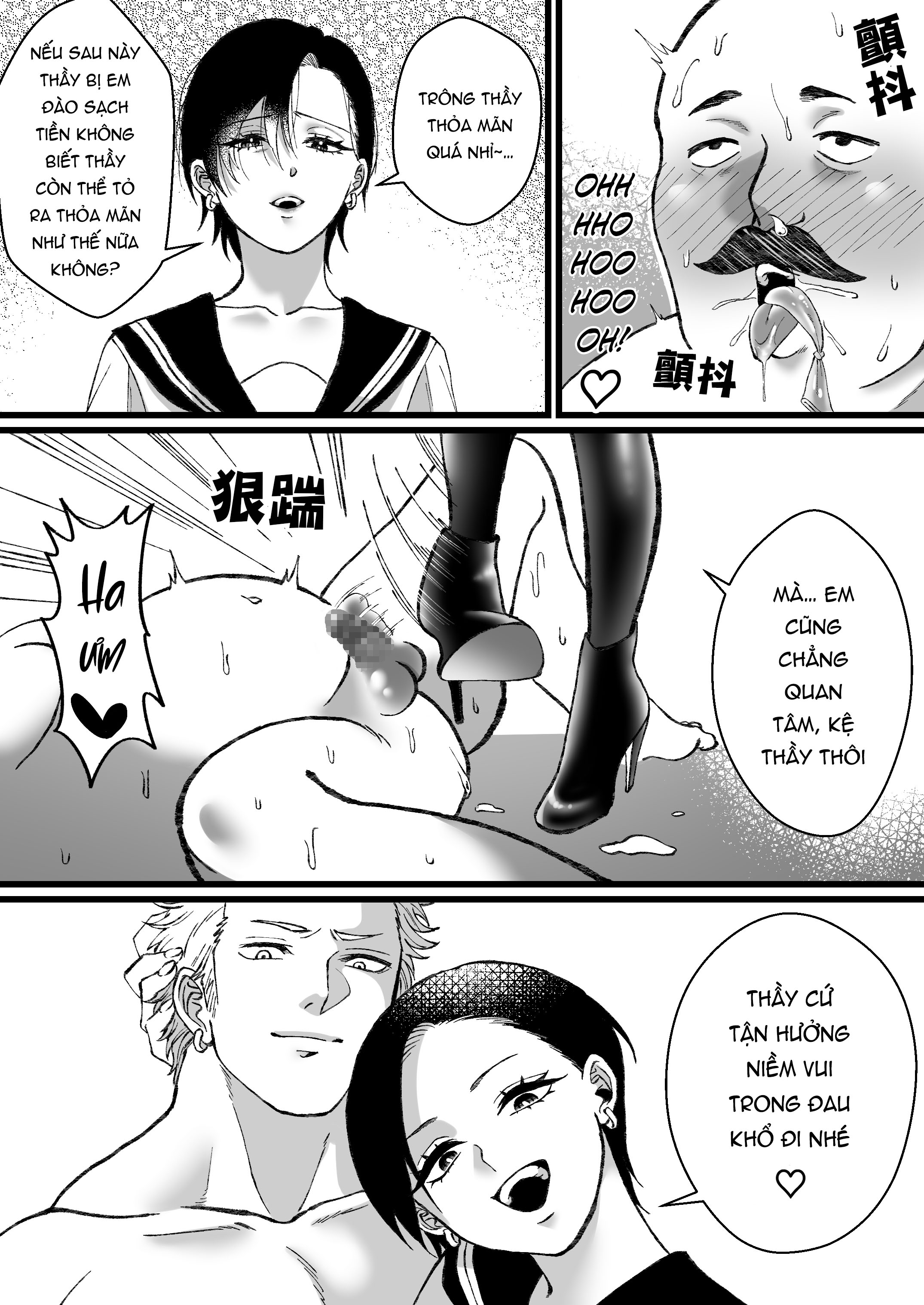 Đọc truyện hentai Bị nữ sinh mặc đồ thủy thủ đồ bơi đào mỏ - Oneshot