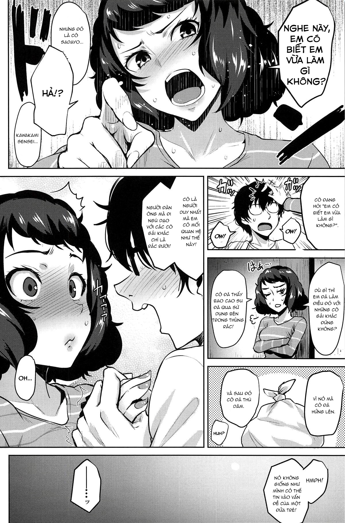 Đọc truyện hentai Kawakami no Mae de wa Sessei Dekinai Setsu - Oneshot