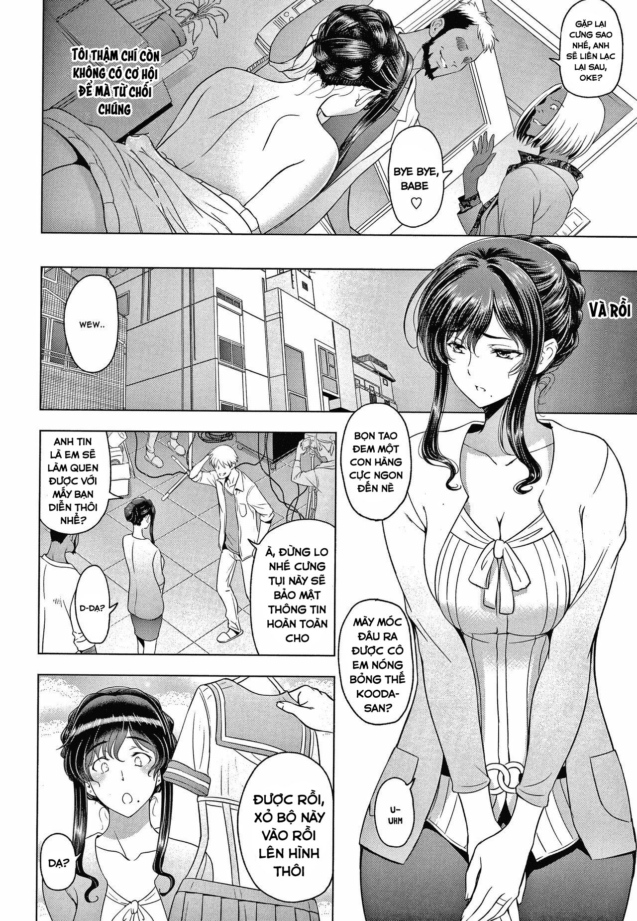 Đọc truyện hentai Bạo dâm người phụ nữ xinh đẹp ướt át đã lập gia đình Netorare-Siu phẩm - Chap 3