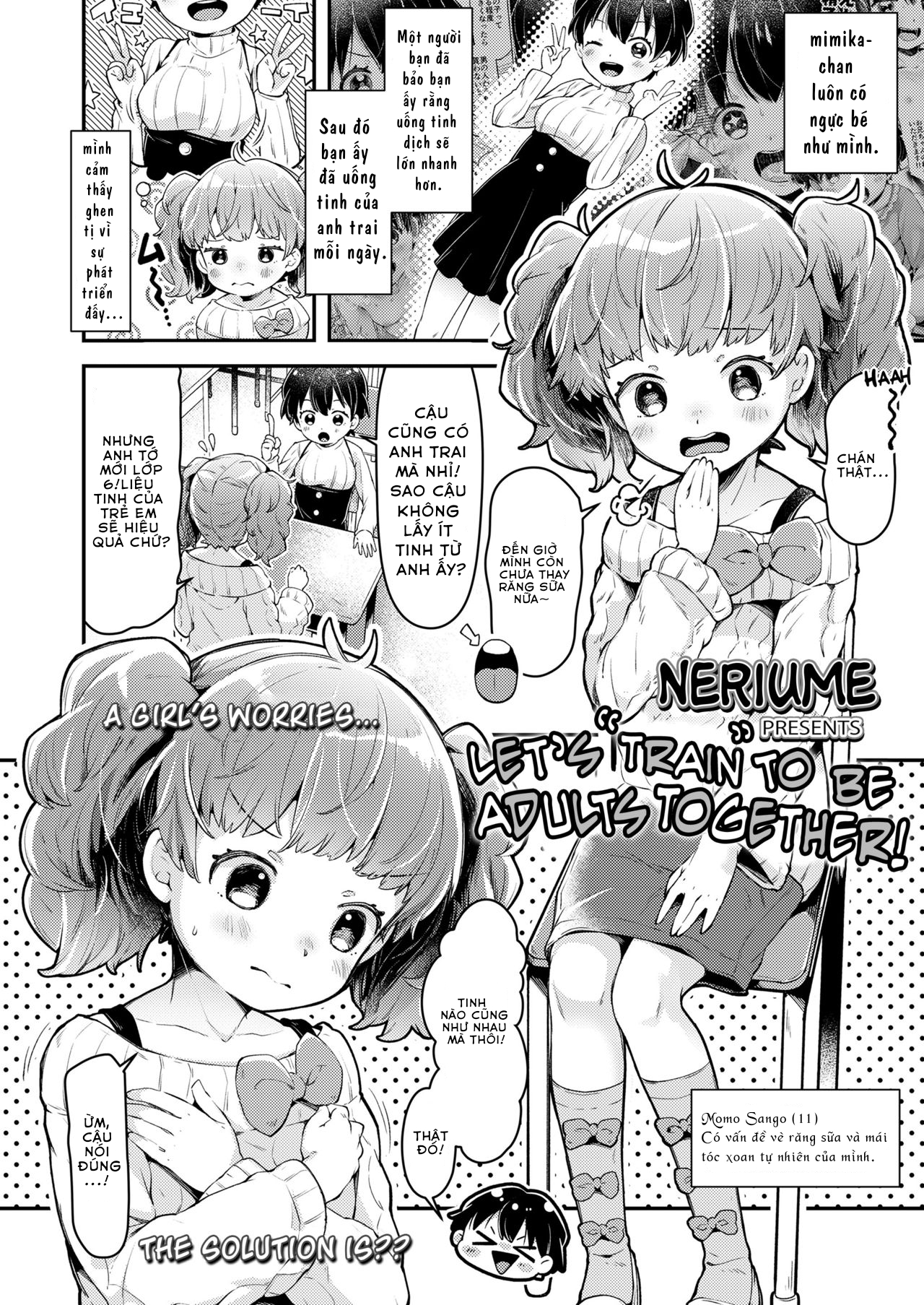 Đọc truyện hentai Issho ni Otona Training! - Oneshot