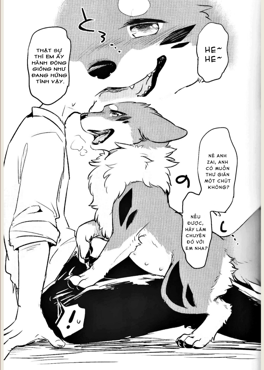 Đọc truyện hentai Kitsuneinu ni Nomaso - Oneshot