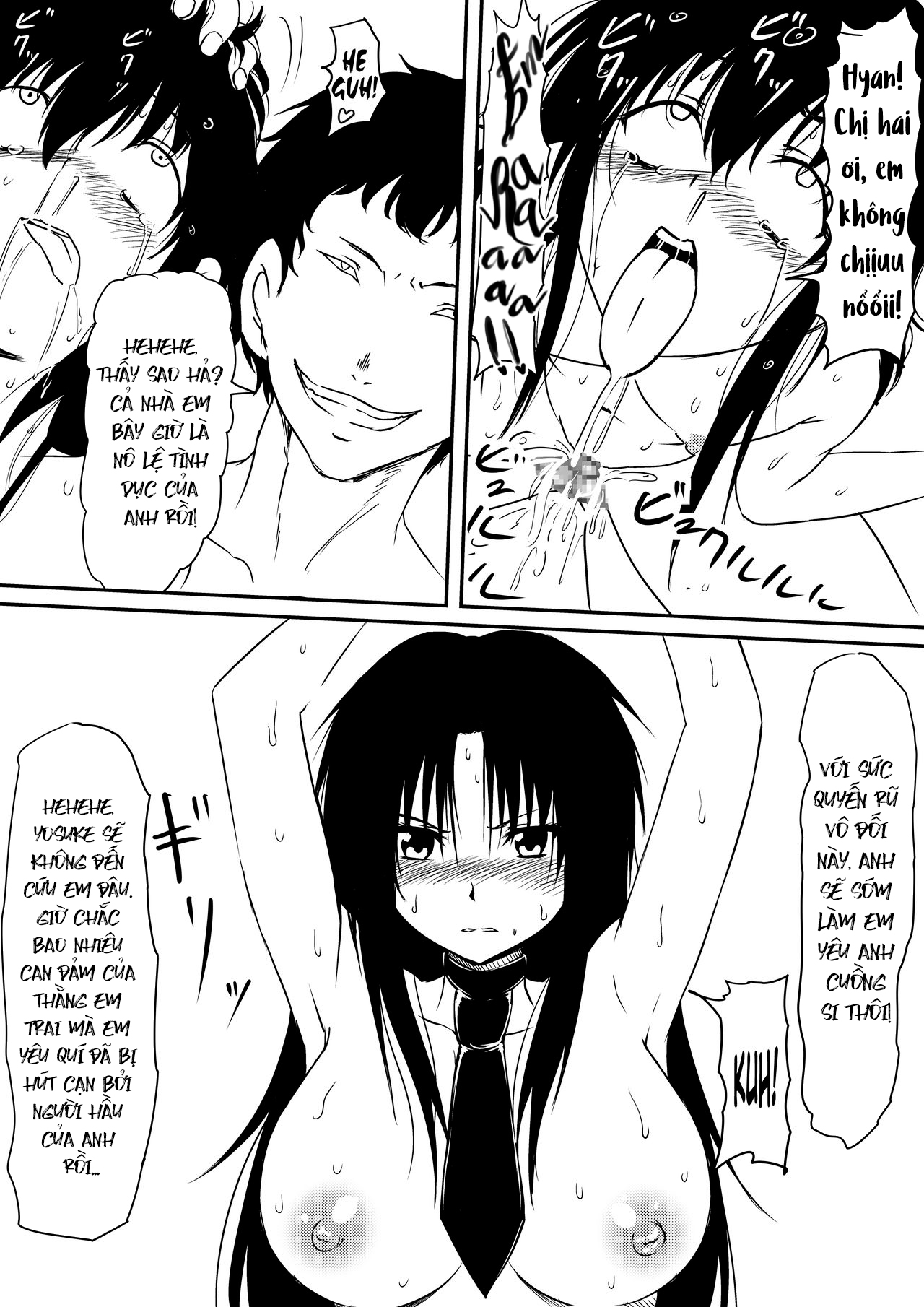 Đọc truyện hentai Thiếu niên và con cặc thần thánh mê hoặc chị em - Chap 3 - hết phần 2