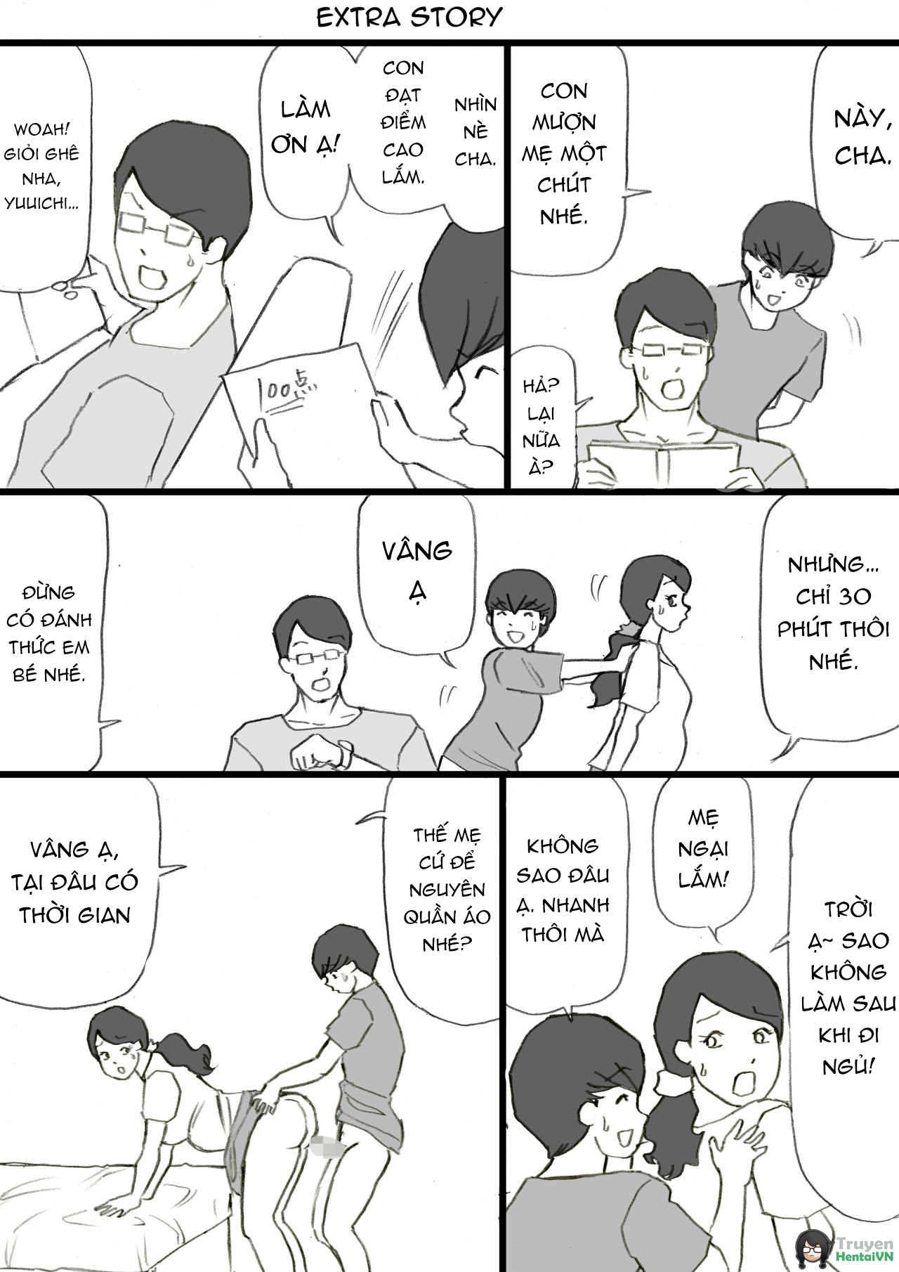 Đọc truyện hentai Okaa-san wa Homete Nobasu Kyouiku Houshin 4 Chu Dashi Kinshihen - Oneshot