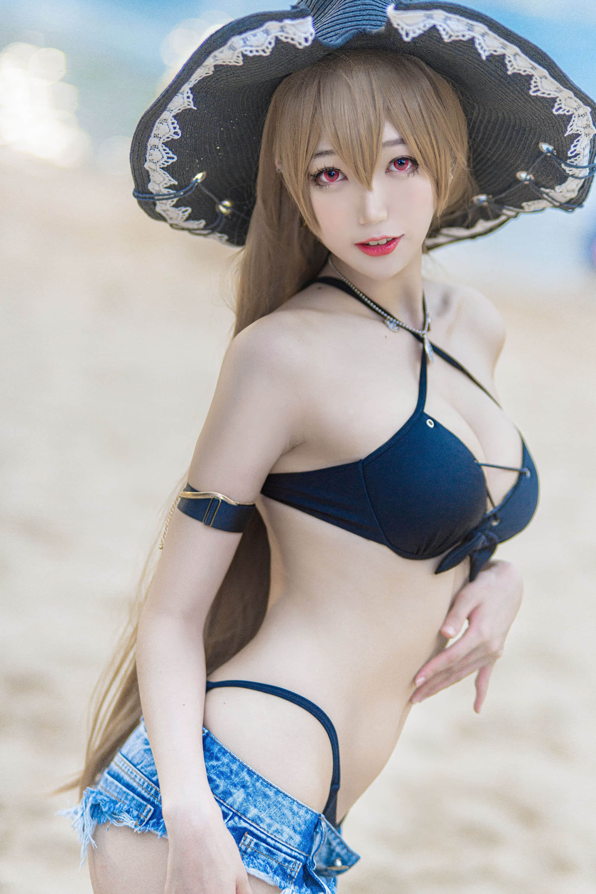 Đọc truyện hentai Tuyển tập Albums siêu phẩm Cosplay - Chap 857 - [Zhou Ji is a cute bunny] Jean Bart swimsuit (Azur Lane)