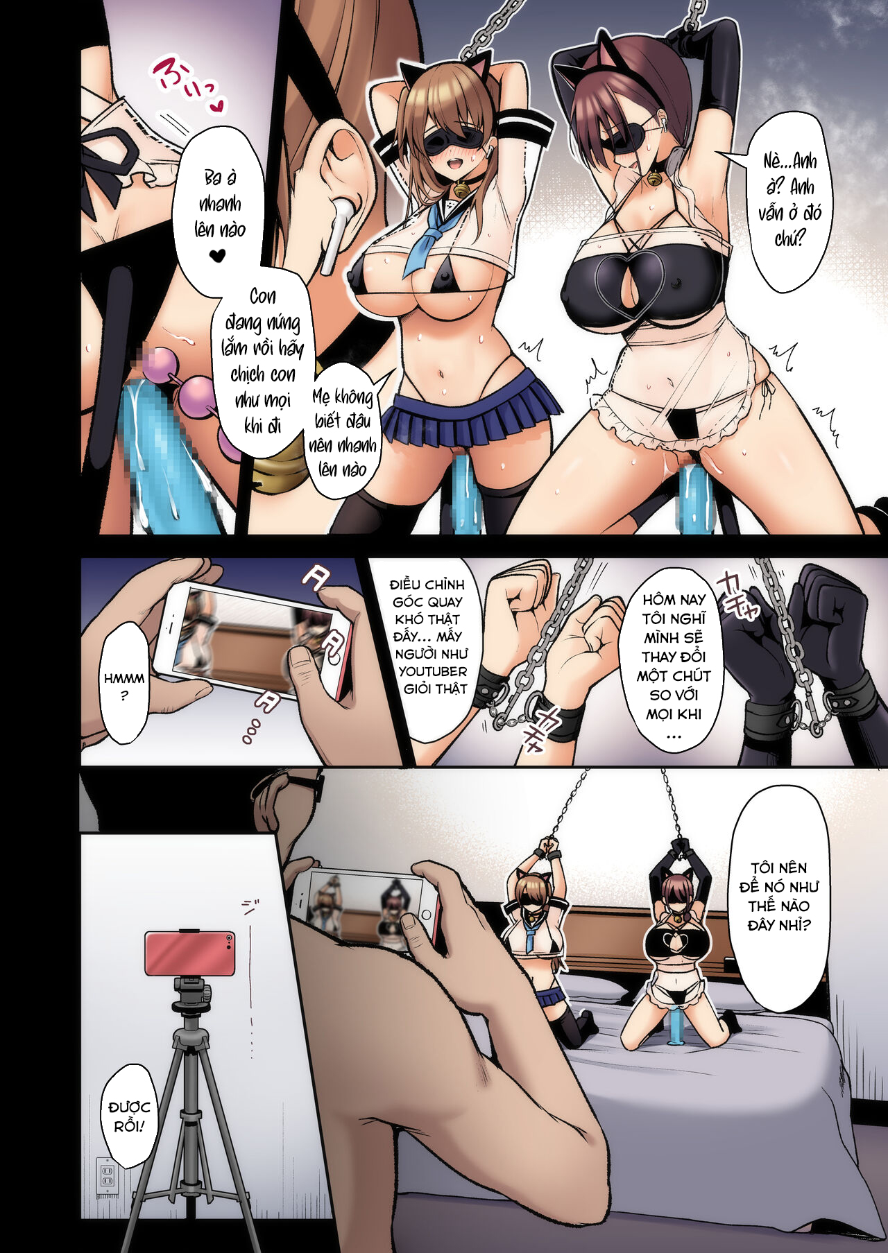 Đọc truyện hentai Biên soạn bí mật Niềm vui của mẹ và con gái rơi - Chap 4