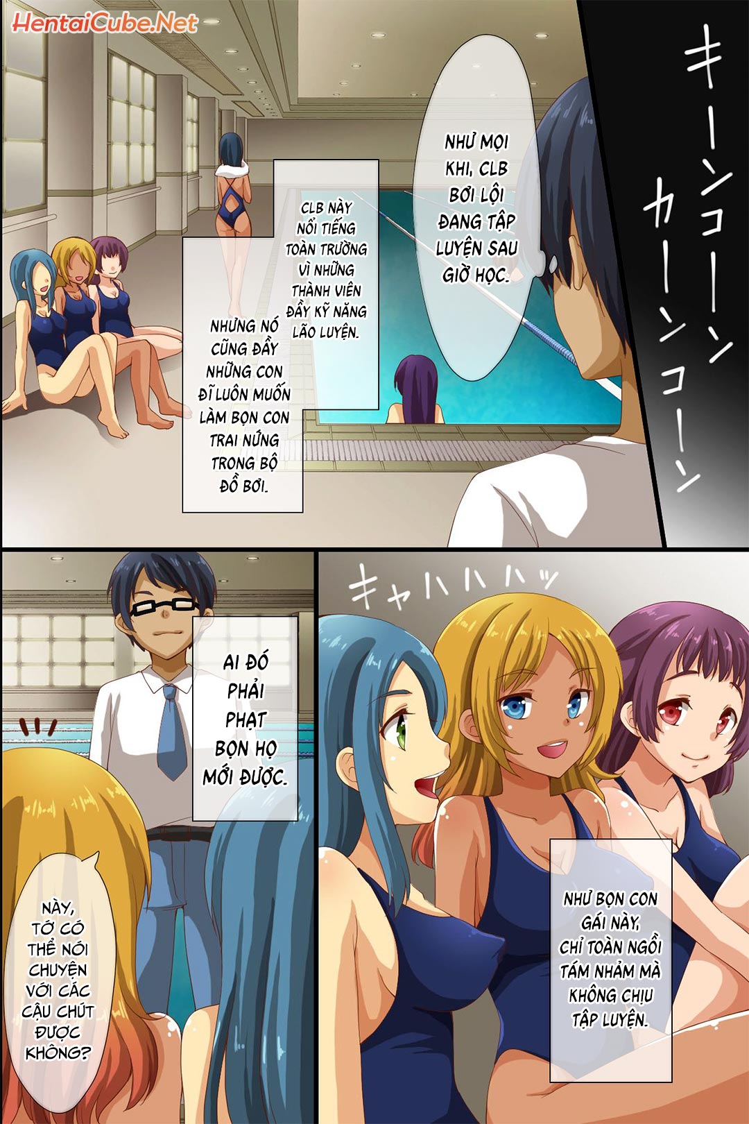 Đọc truyện hentai Thống trị cả ngôi trường - Mọi người đều bị thôi miên - Chap 2C