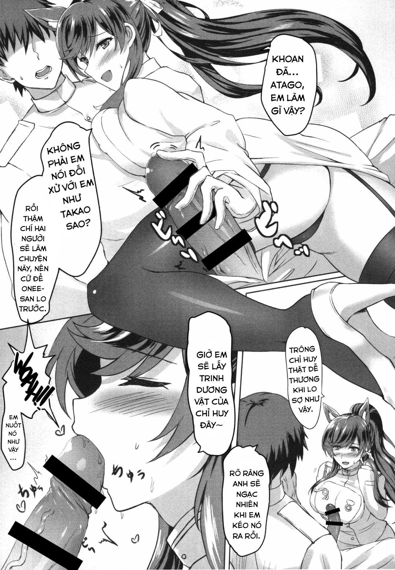 Đọc truyện hentai Atago-san! Kokuhaku no Houhou, Oshiete! - Oneshot