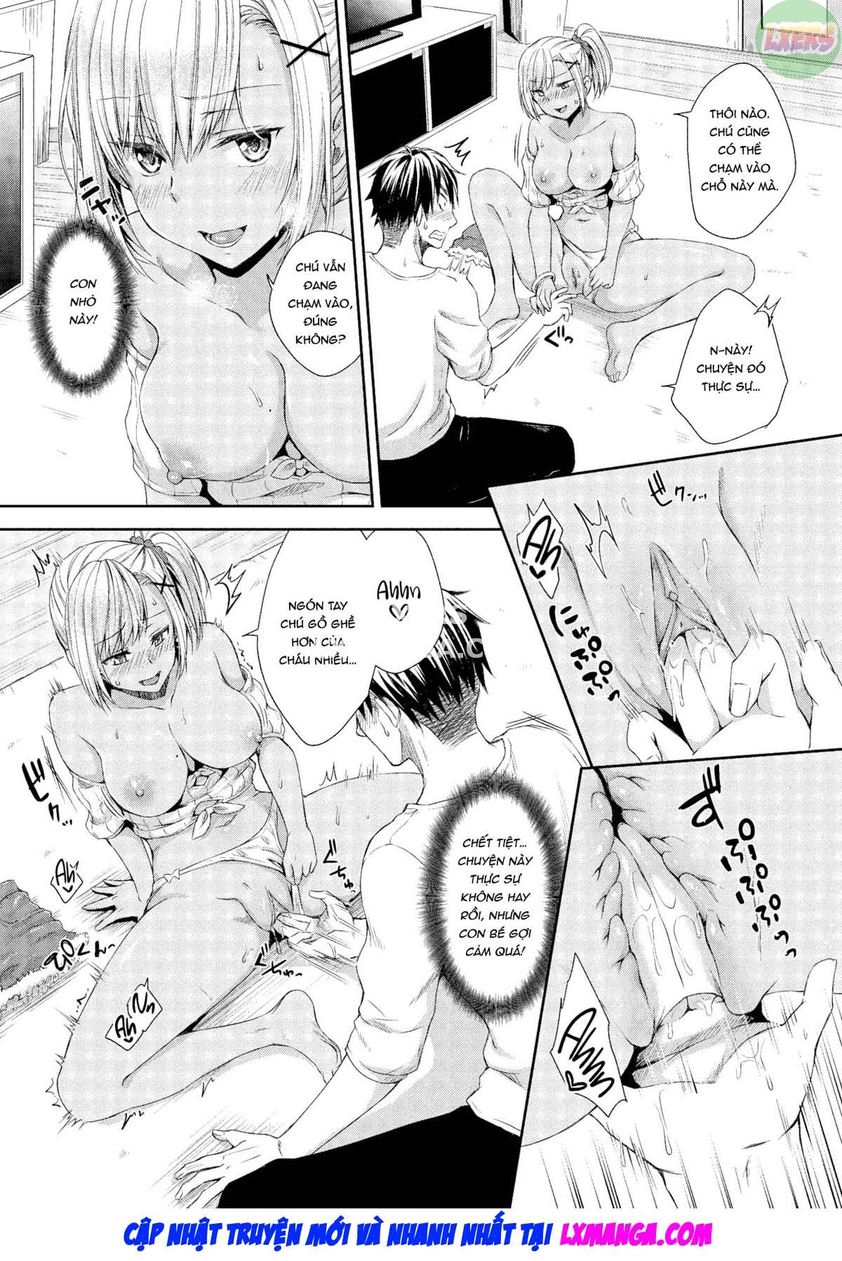 Đọc truyện hentai Lý do cháu gái tôi trở thành Kogal - Oneshot