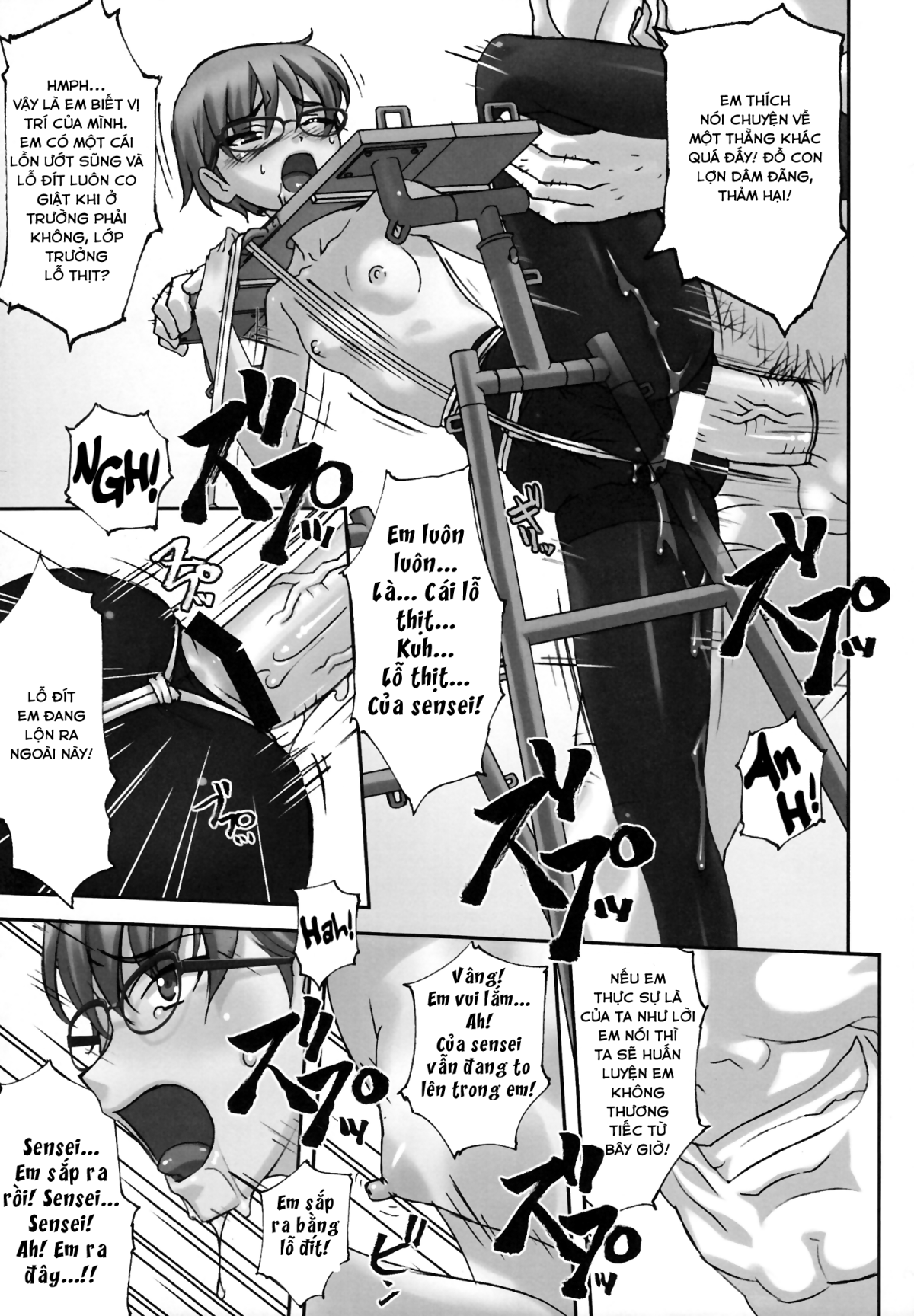 Đọc truyện hentai Lớp trưởng là đứa khổ dâm nhưng không ai biết điều đó - Oneshot