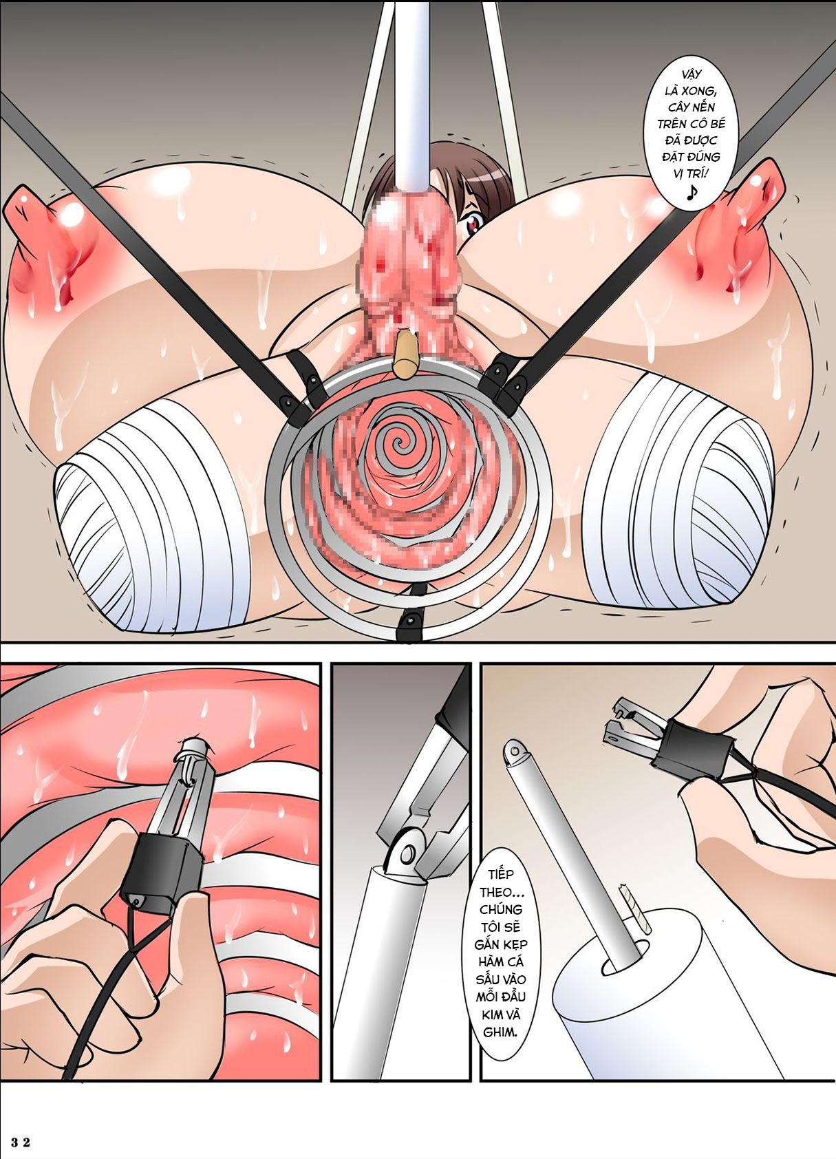 Đọc truyện hentai Shishi Setsudan Shoujo Goumon Gyakutai-kan no Maid-san - Chap 2.2