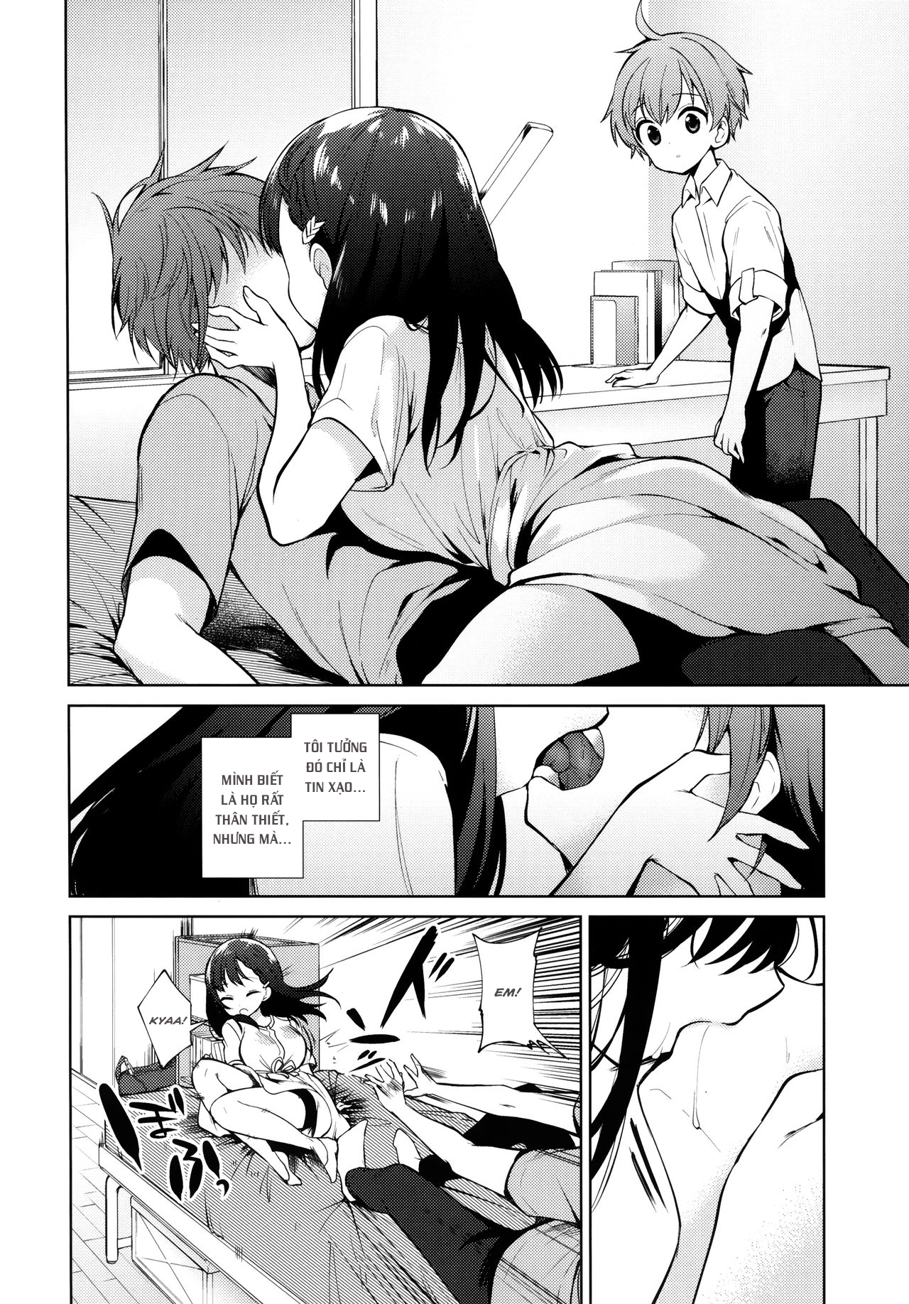 Đọc truyện hentai Loạn luân trước mặt bạn trai - Oneshot